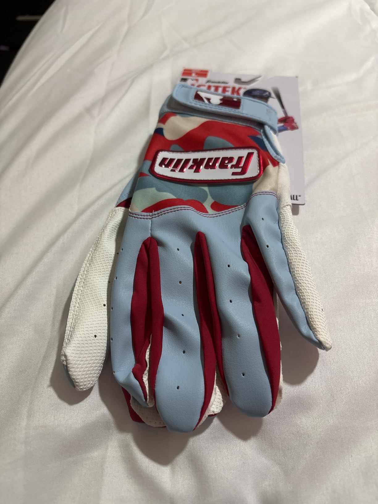 Franklin Sports MLB Batting Gloves - Digitek Camo Gloves - Premium Leather - Multiple Colors - Adult Sizes customer photo 2