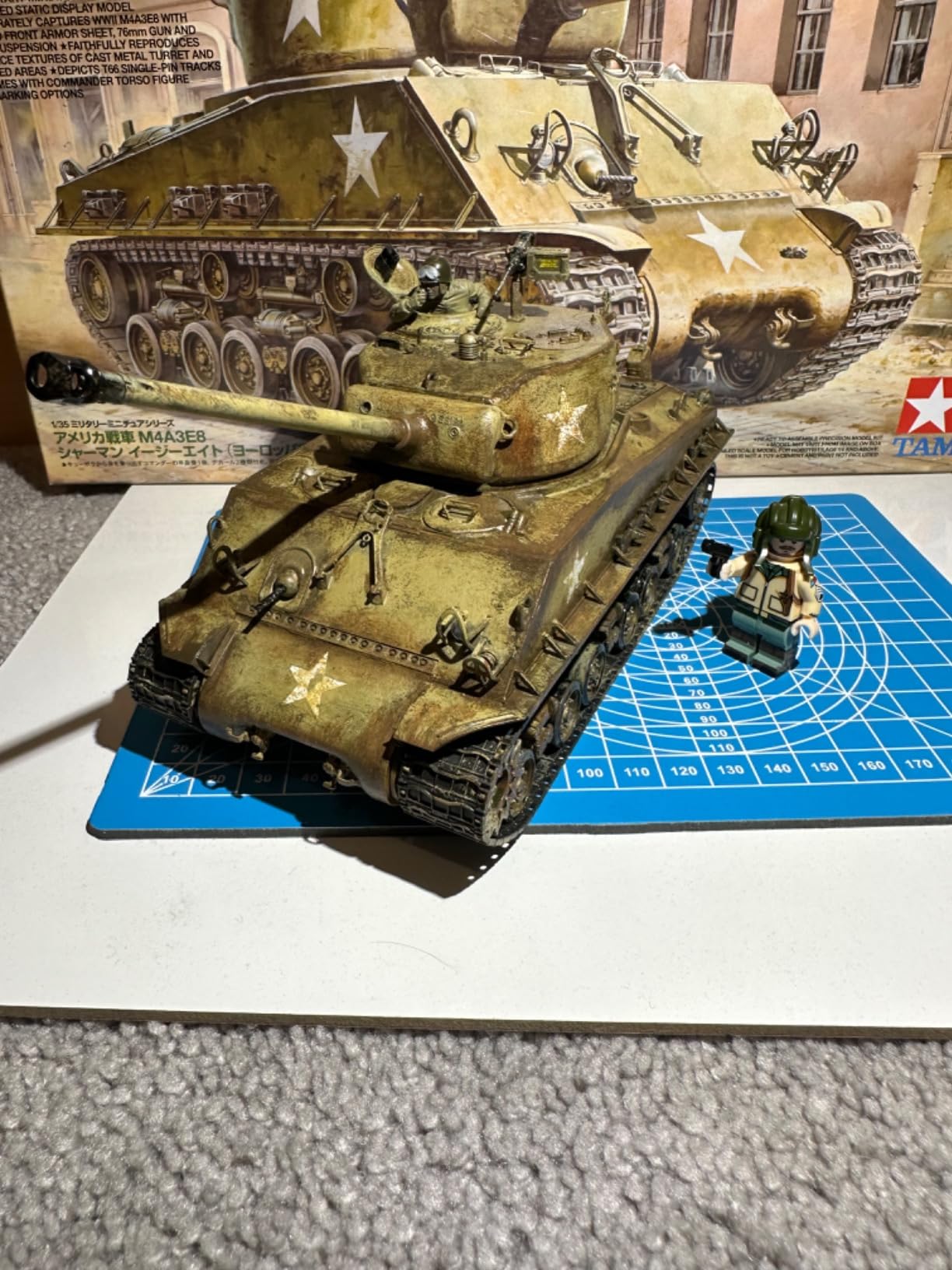 Tamiya 35346 1/35 US Medium Tank M4A3E8 Sherman Plastic Model Kit customer photo 2