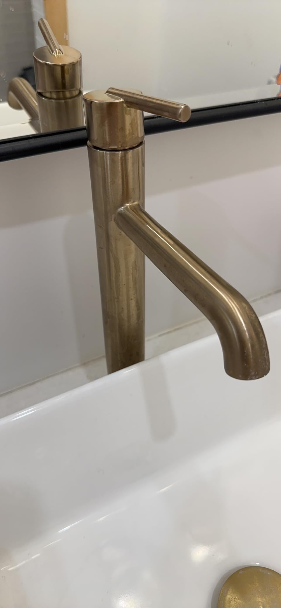 Delta Trinsic Vessel Sink Brushed Nickel Bathroom Faucet 1 Hole, Single Hole Bathroom Sink Faucet for Vanity, Stainless 759-SS-DST customer photo 1