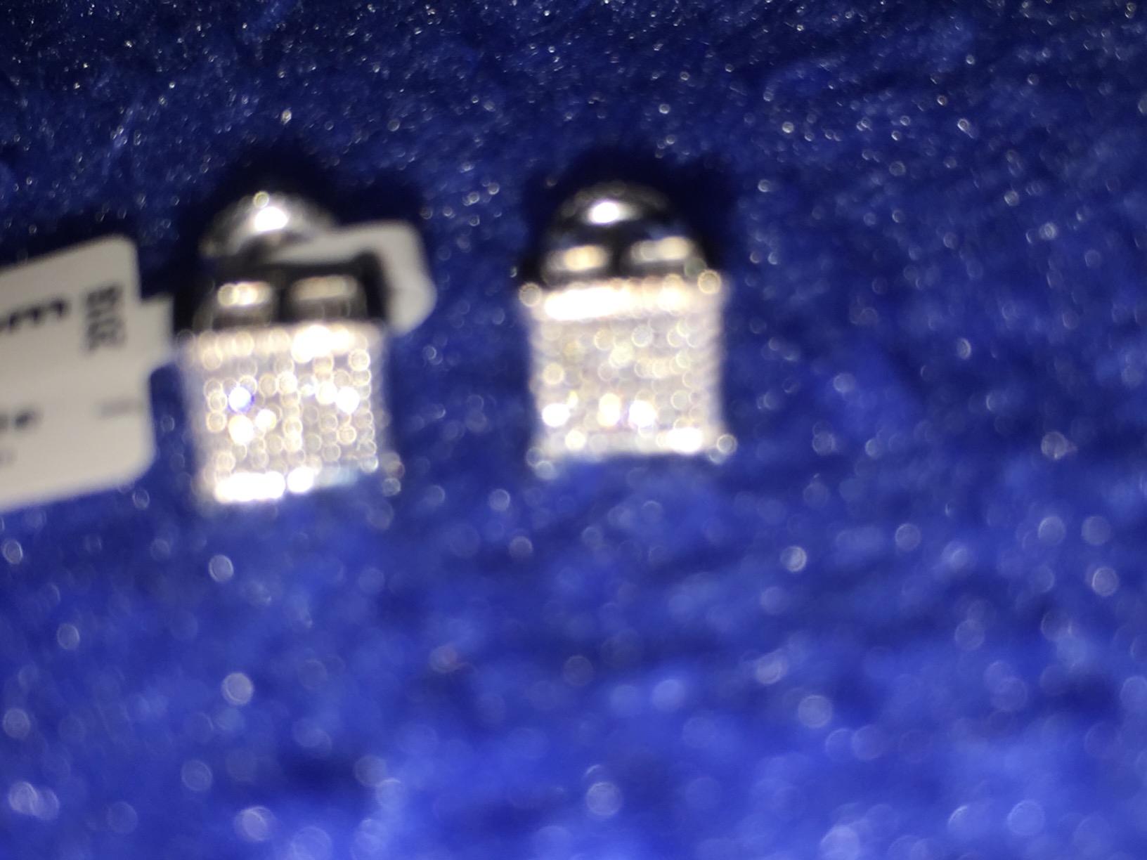 Dazzlingrock Unisex Design Ladies Mens Real Natural Diamond Earrings customer photo 1