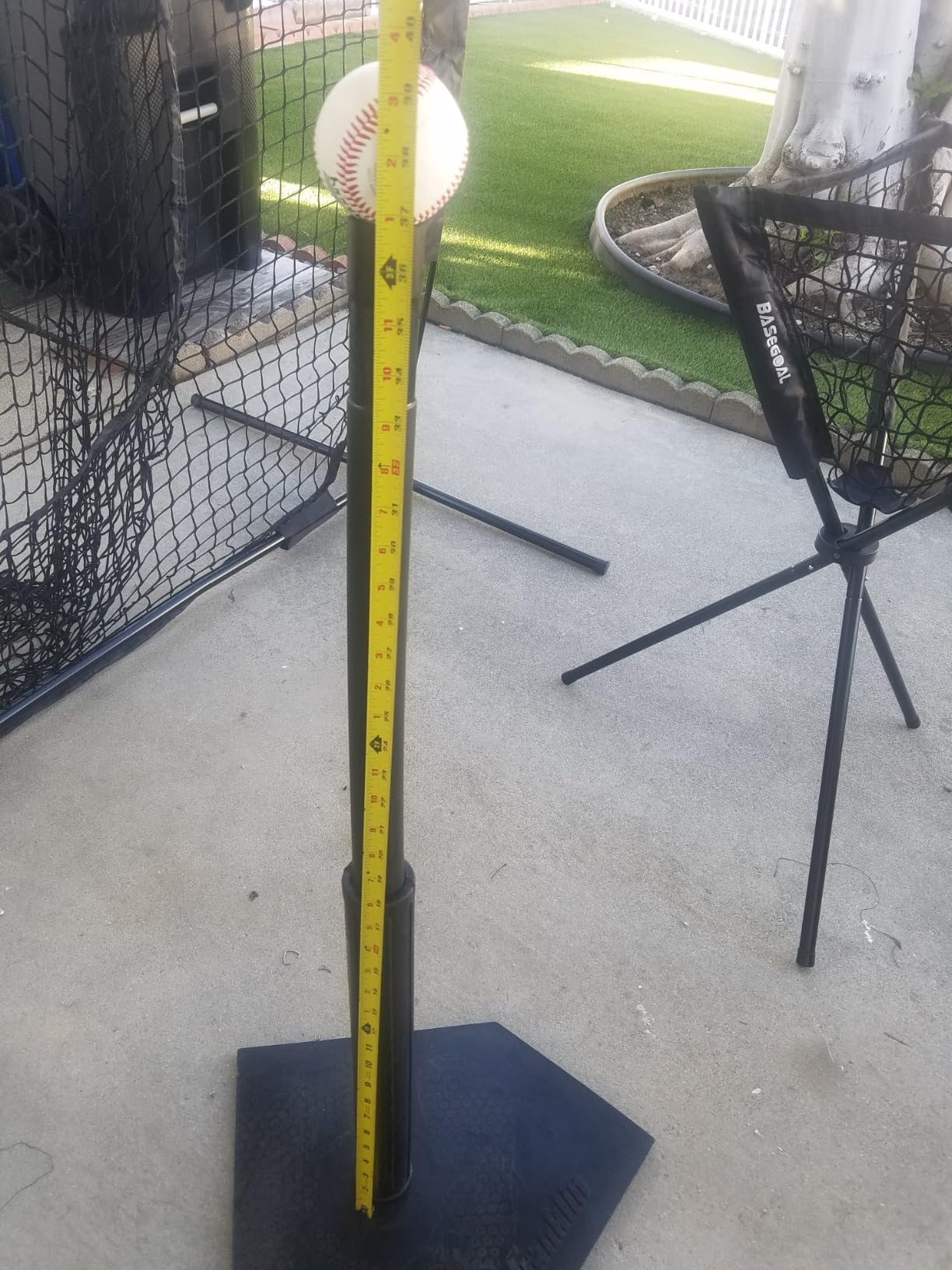 Franklin Sports MLB Heavy Duty Batting Tee | Adjustable 21 to 38 Inches Tall, Rubber + Steel Base, No-Tool Setup in Minutes, For Baseball + Softball + Teeball customer photo 2