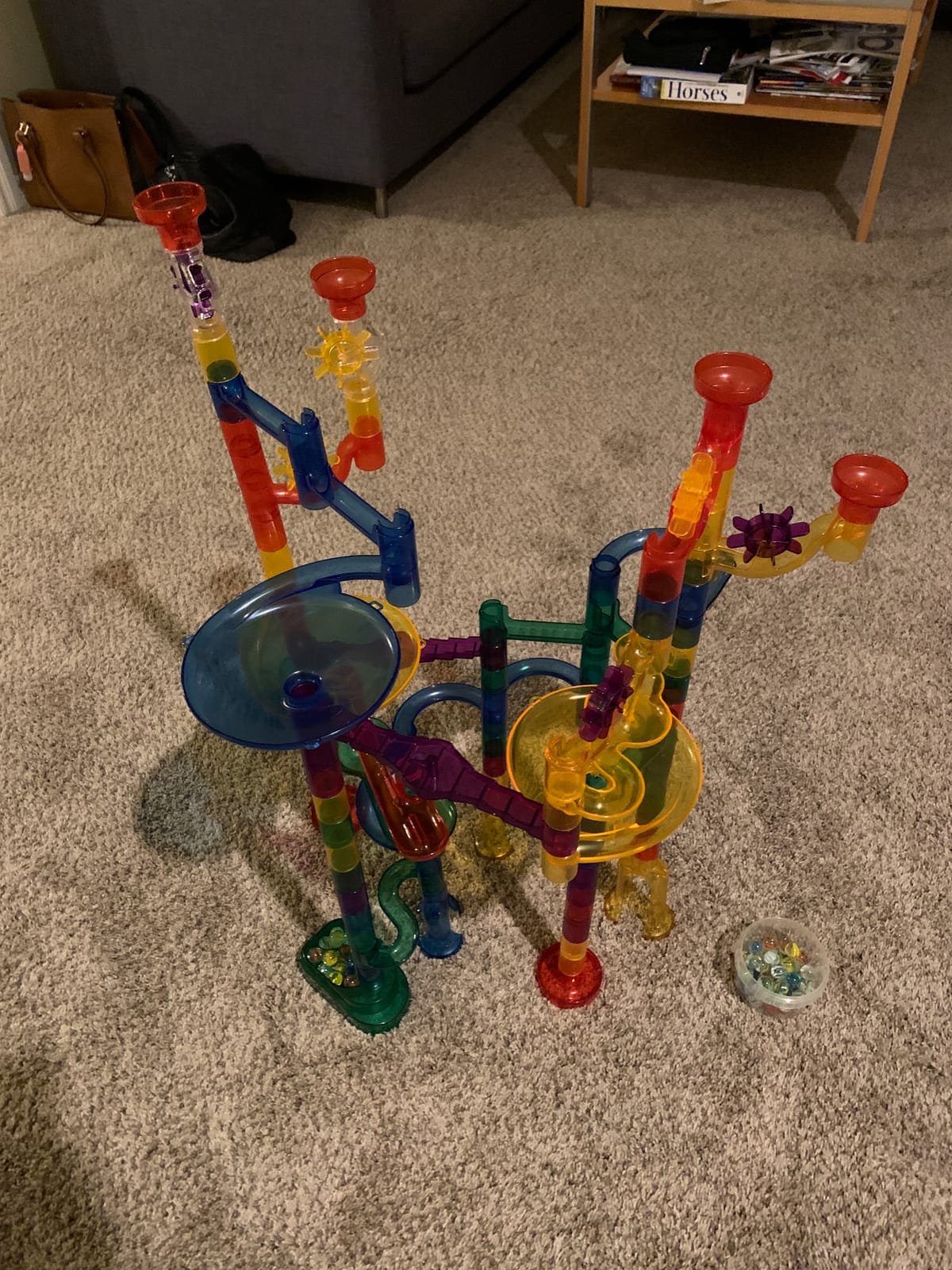 Marble Genius Marble Run Super Set, 150 Translucent Pieces, STEM Toy customer photo 1