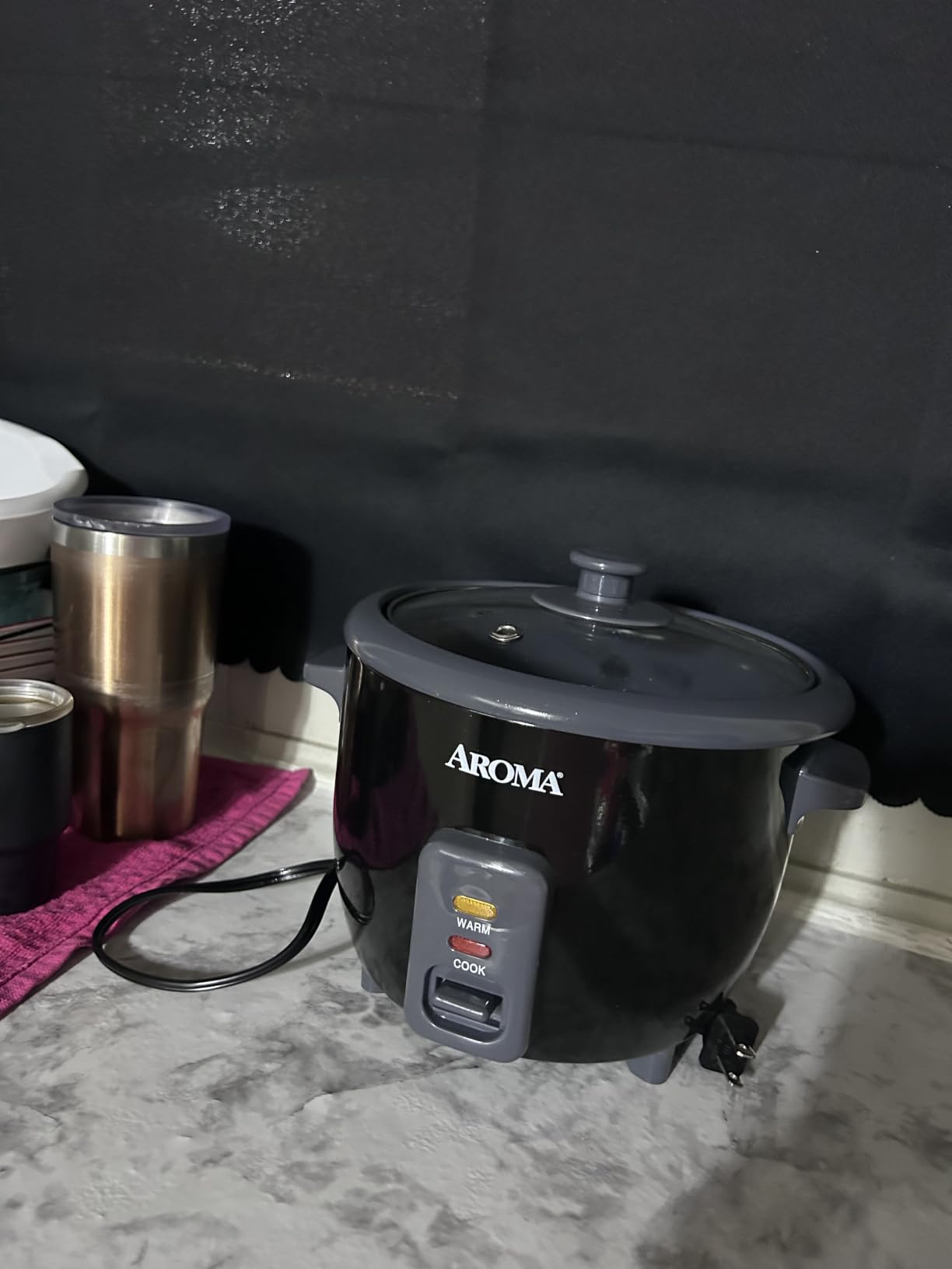 Aroma Housewares ARC-363-1NGB 3 Uncooked/6 Cups Cooked Rice Cooker, Steamer, Multicooker customer photo 1