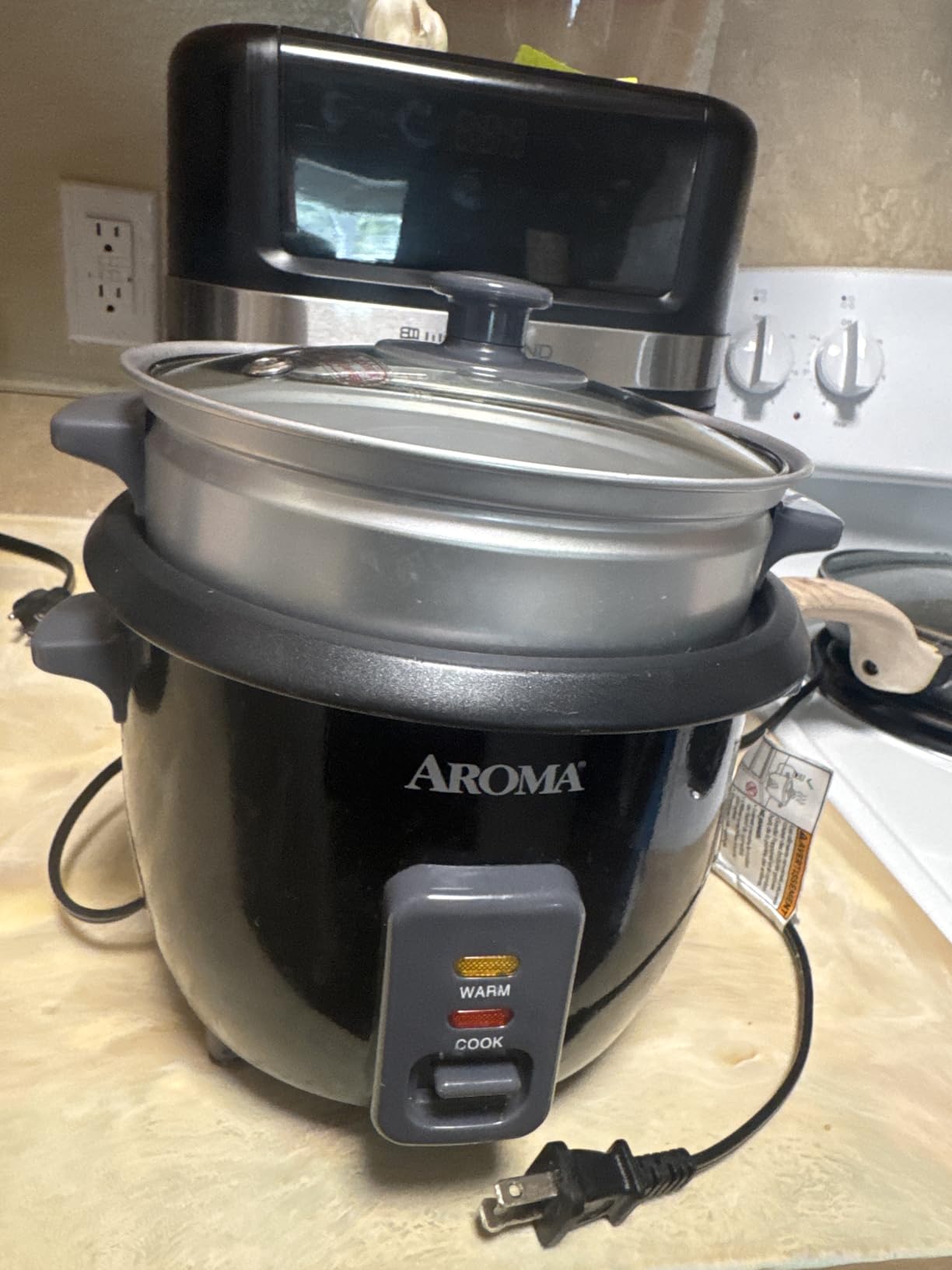 Aroma Housewares ARC-363-1NGB 3 Uncooked/6 Cups Cooked Rice Cooker, Steamer, Multicooker customer photo 2