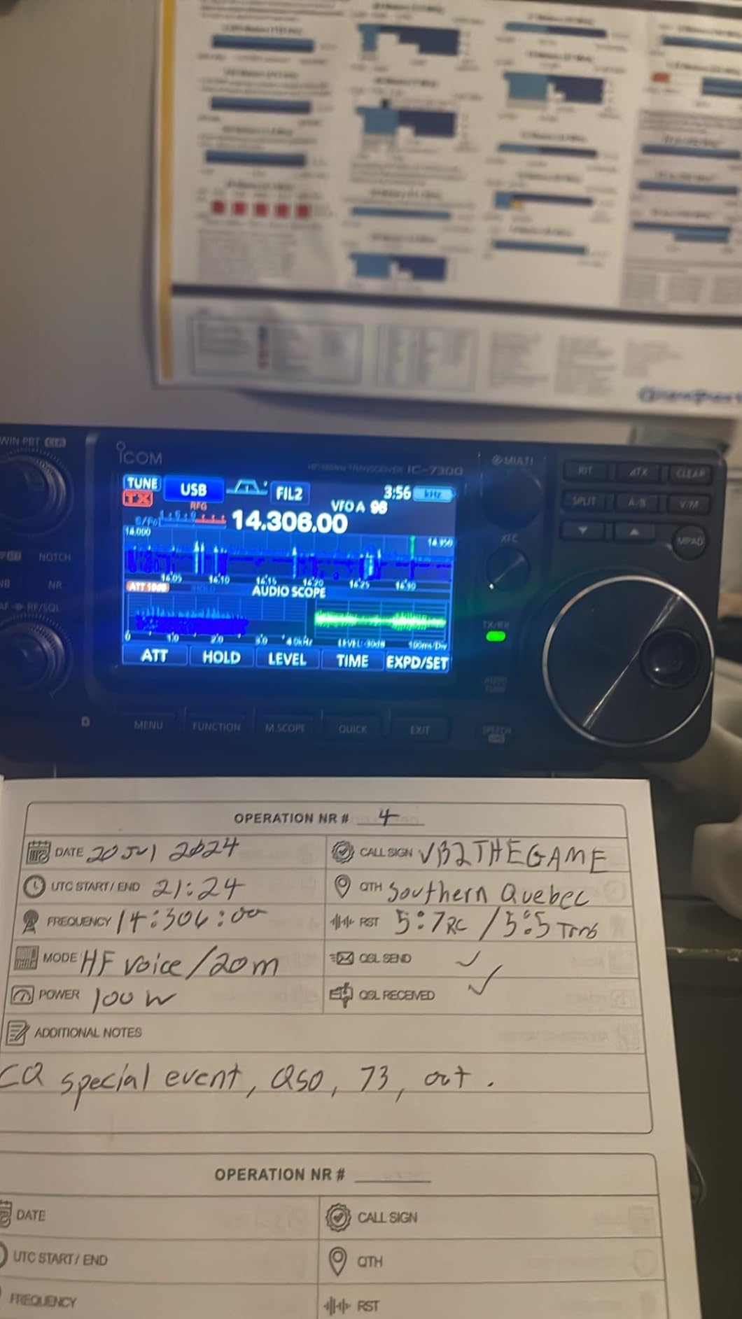 Icom 7300 02 Direct Sampling Shortwave Radio Black (IC-7300 HF/50MHz 100W Base Transceiver) customer photo 2