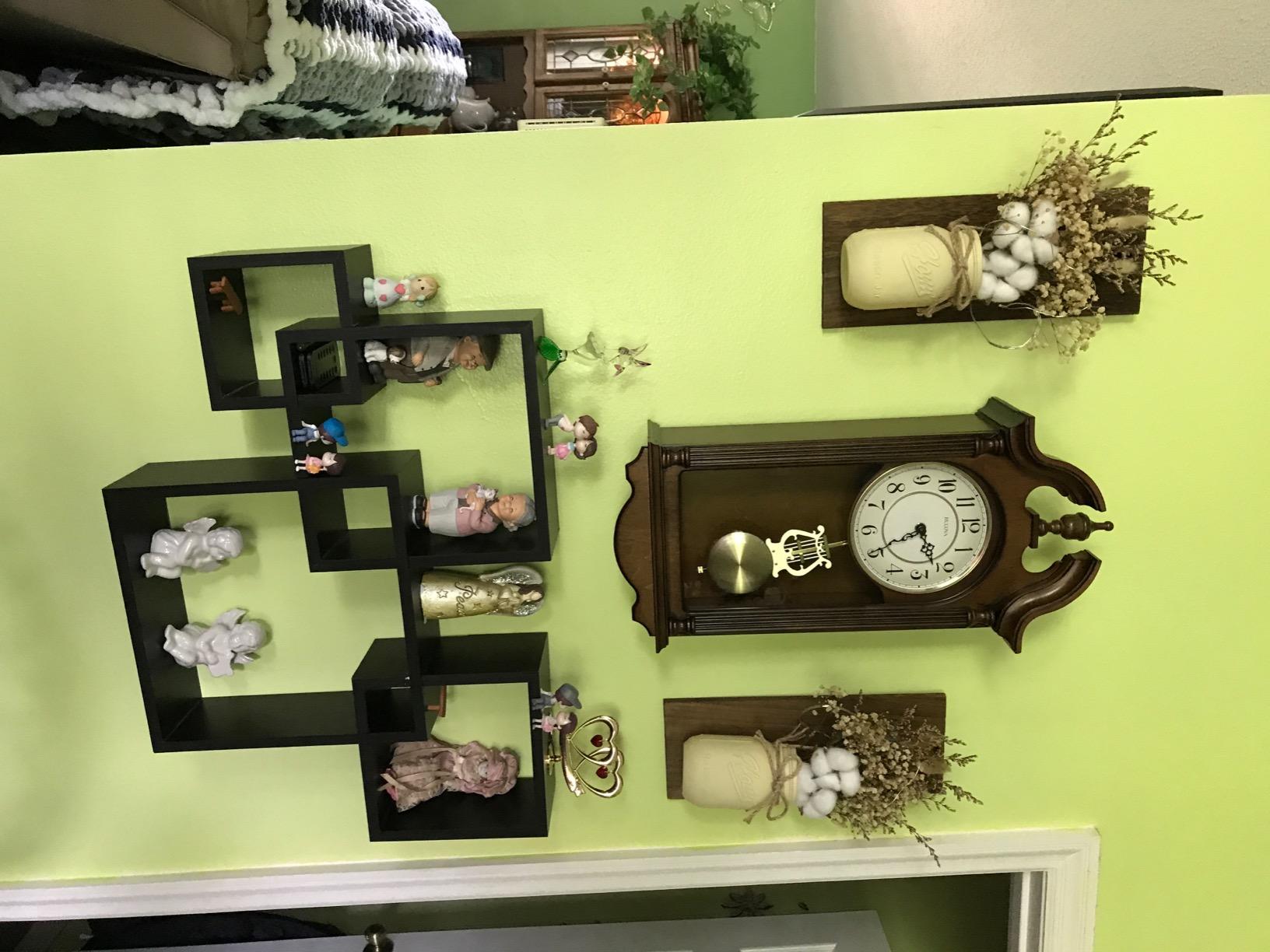 Bulova C1517 Saybrook Wall Clock, Brown Cherry customer photo 1