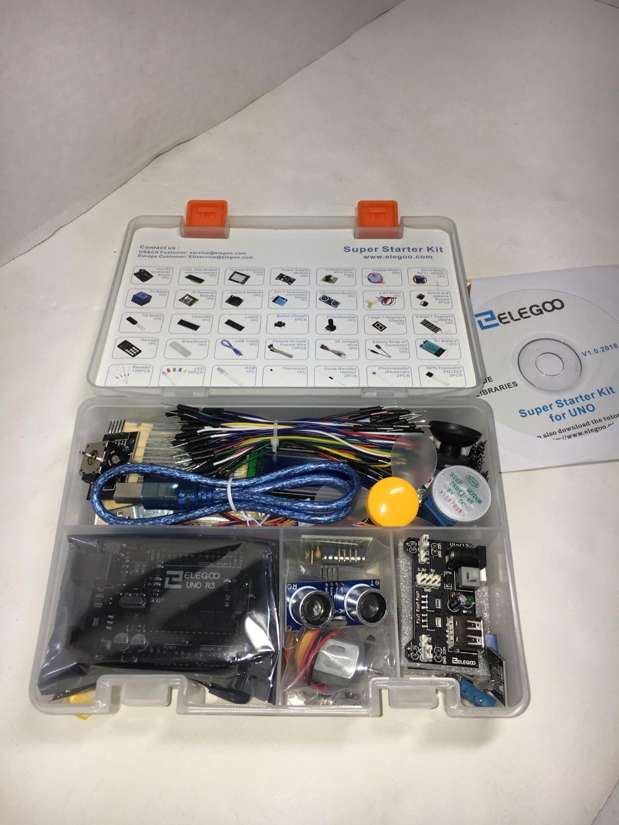 ELEGOO UNO R3 Project Super Starter Kit with PDF Tutorial for Beginners | Compatible with Arduino, 22+ Hands-on Projects, Upgraded Starter Kits with Power Supply, STEM, DIY Basic Circuit Building customer photo 2