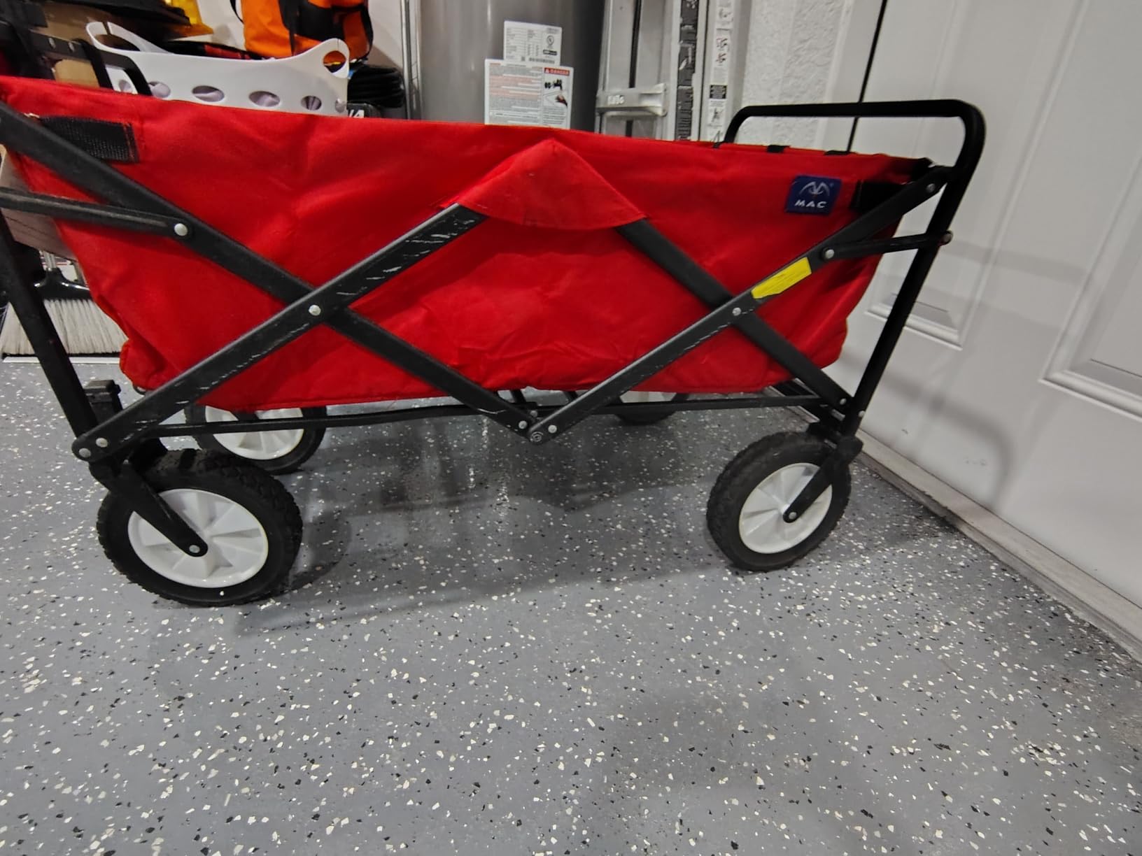 Mac Sports Collapsible Folding Outdoor Utility Wagon, Black customer photo 1