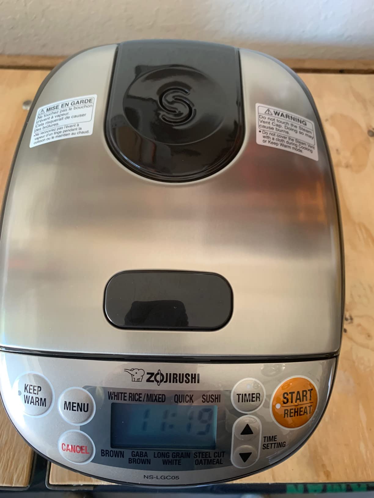 Tiger Micom 3-Cup Compact Size, Multiple Settings, Stainless Steel Made, Built-In Retractable Power Cord Rice Cooker and Warmer customer photo 1