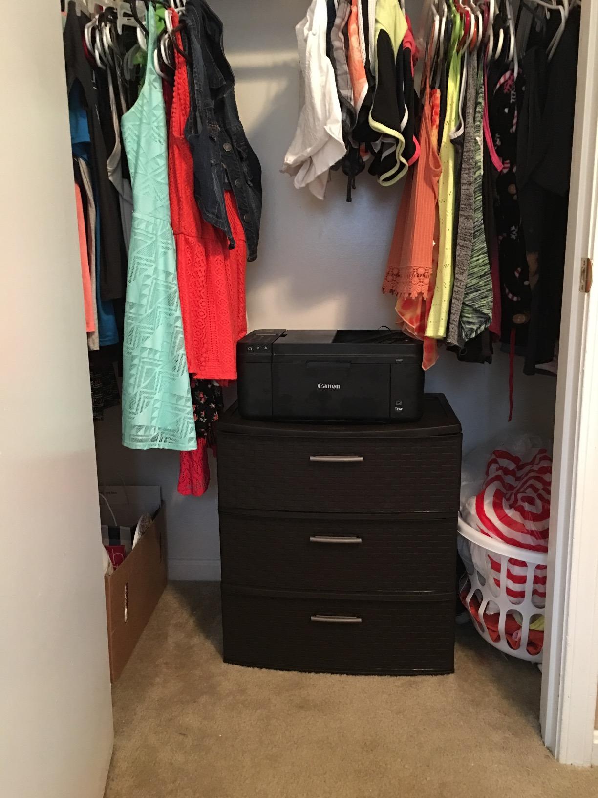 Sterilite Wide 3 Drawer Weave Tower, Home Organizer, Espresso customer photo 1