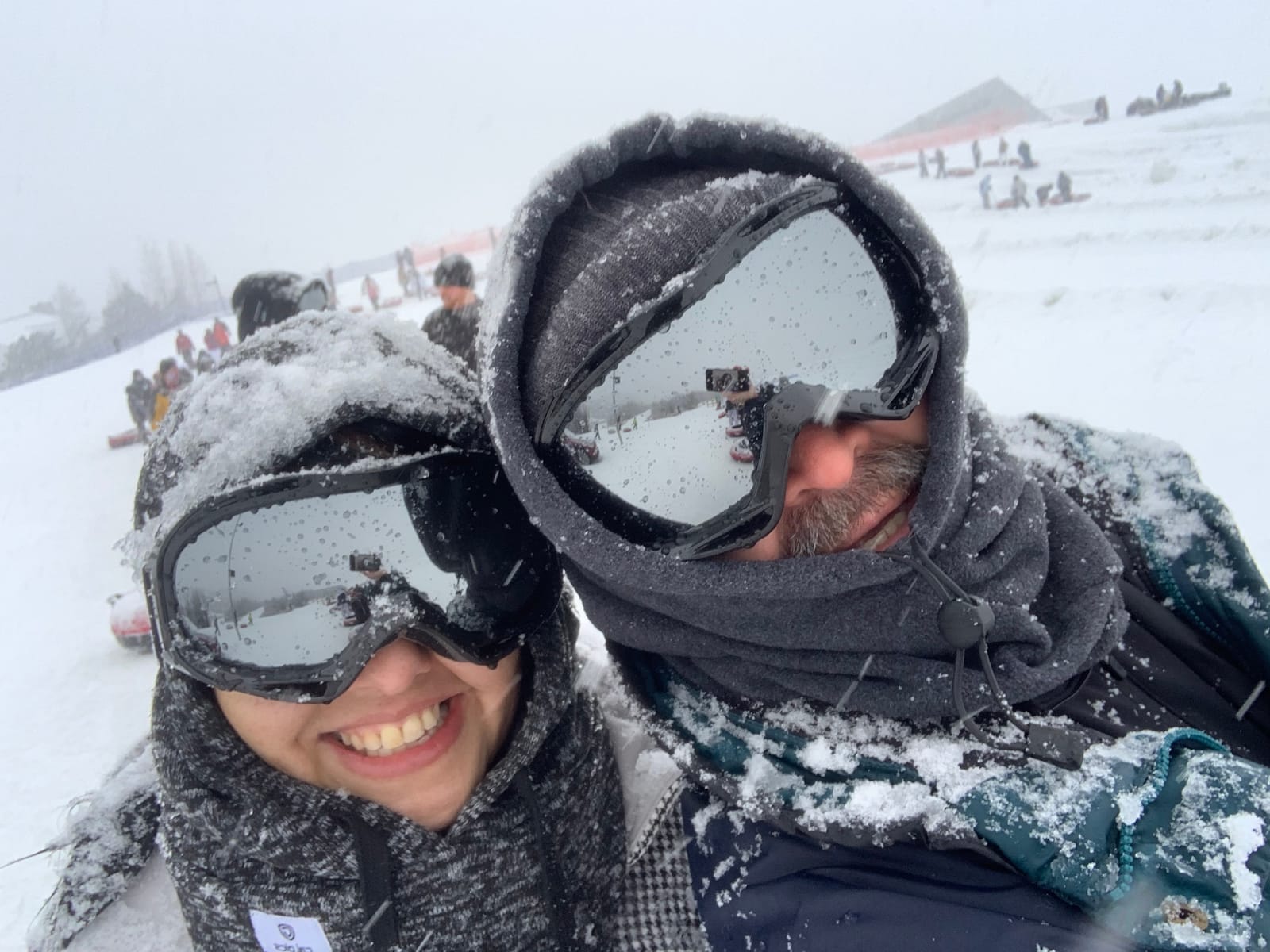 OutdoorMaster OTG Ski Goggles, Snowboard Goggles for Men, Women & Youth | Over Glasses Ski Goggles with Anti-fog UV400 Protection, Helmet Compatibility, and a Soft TPU Frame for Snow Sports. customer photo 1