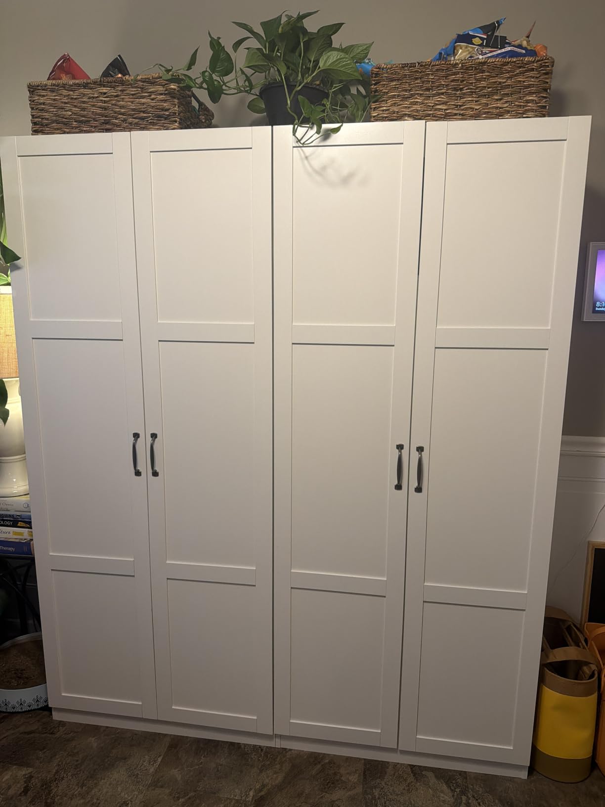 Sauder Select Storage Cabinet/ Pantry cabinets, White finish customer photo 1