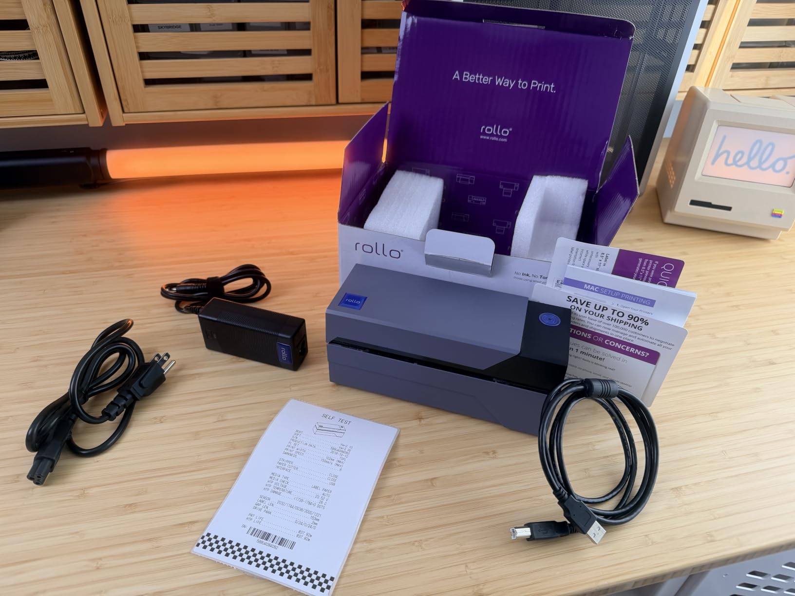 Rollo USB Shipping Label Printer - Commercial Grade 4x6 Thermal Printer | High Speed Label Maker for Small Businesses & Shipping Packages - Create Custom Stickers - Supports Windows & Mac customer photo 2