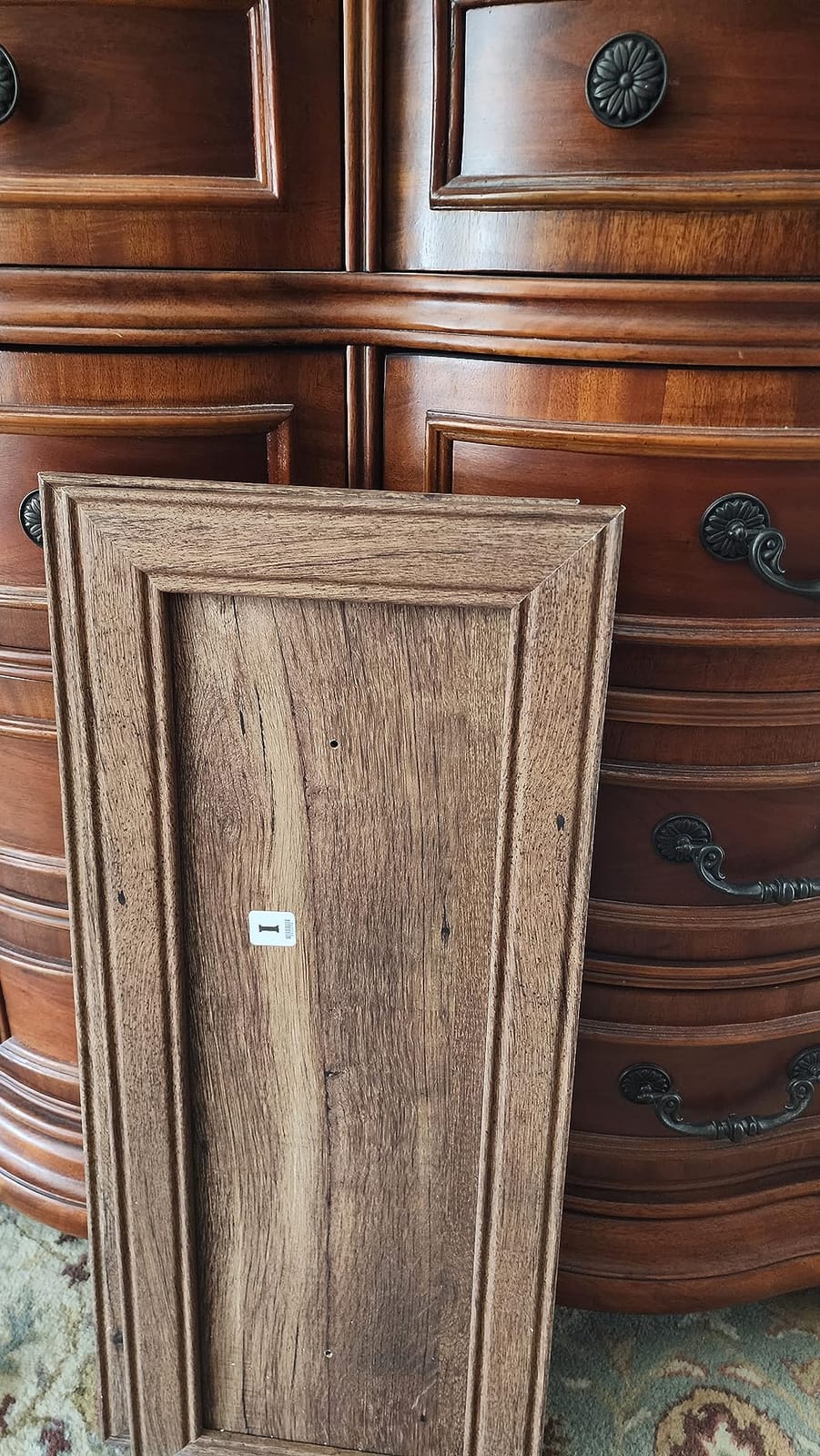Sauder Palladia 2 Drawer File Cabinet, Lateral Filing Cabinets for Home Office, Hanging File Folders Organizer, Interlocking Drawers, in Vintage Oak Finish customer photo 2