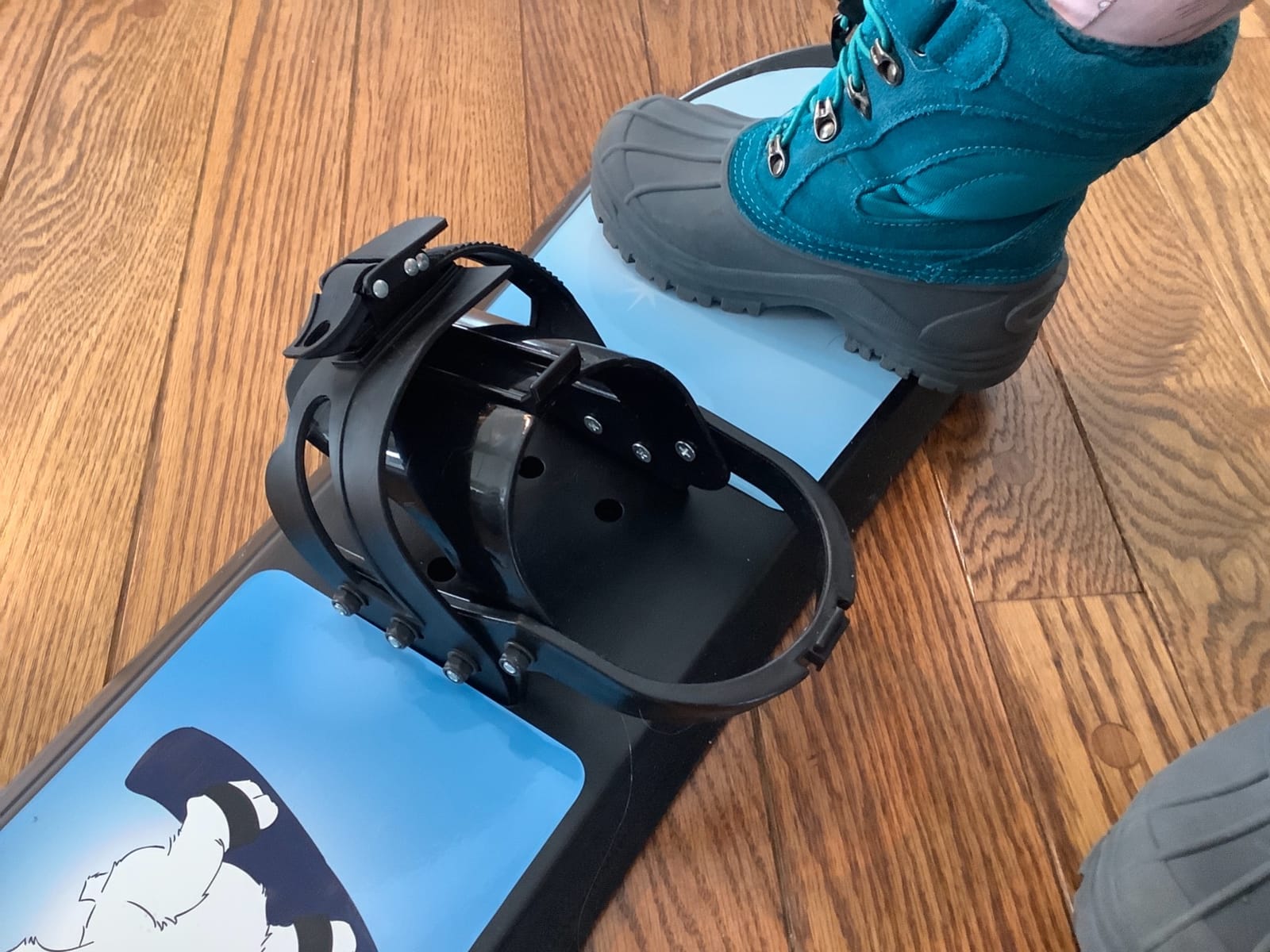 Winter's Edge Snow Much Fun Kids Plastic Snowboard customer photo 1