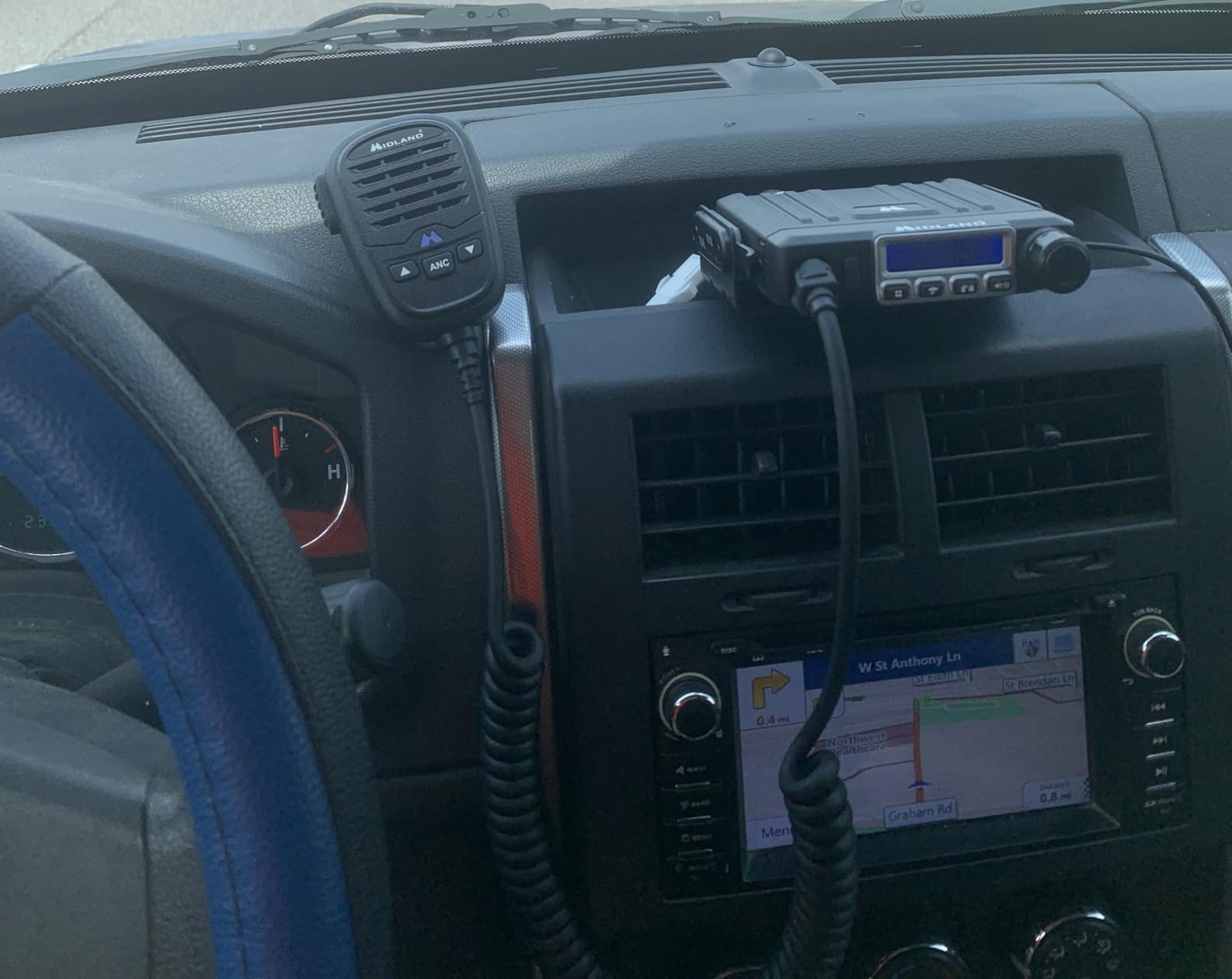 Midland MXT115 15 Watt GMRS MicroMobile Two Way Trails Radio - Off Roading Outdoor RZR Farm - 8 Repeater Channels Extended Range - External Magnetic Mount Antenna - NOAA Weather Alerts customer photo 2