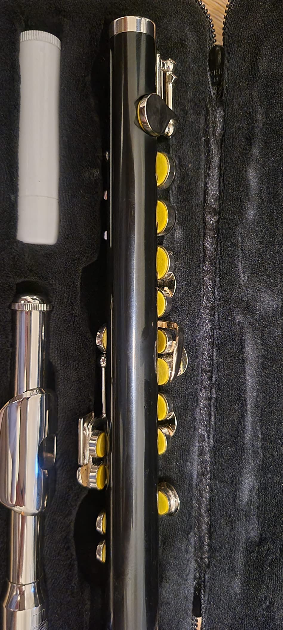 Paititi Professional Centertone Composite Wood Piccolo Flute Silver Plated Head Joint Ebonite Composite Wood Body with Case customer photo 1