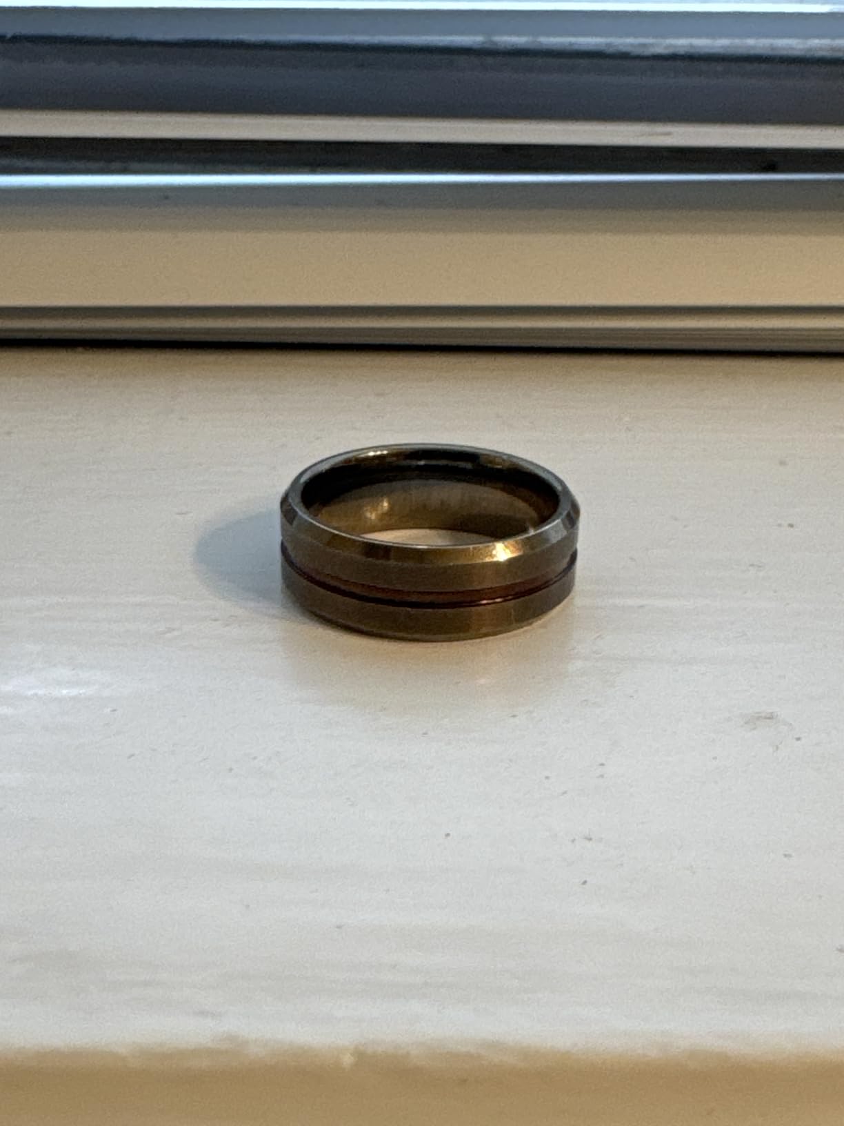 King Will Tungsten Carbide Wedding Band for Men Size 4-16 customer photo 2