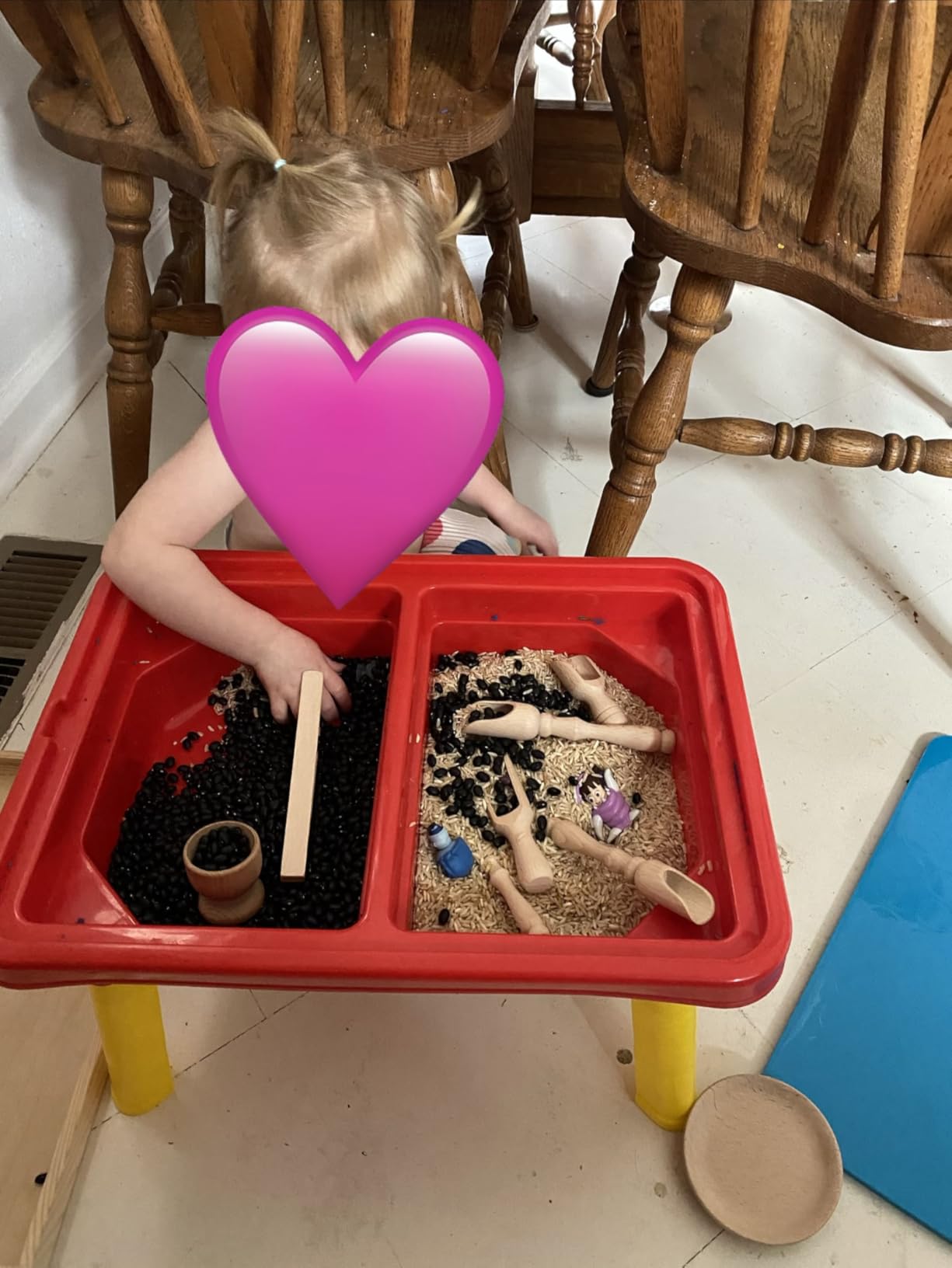Kidoozie - Sand 'n Splash Activity Table | Scoop, pour and build at stand-up height - dual sensory bins with a cover for backyard mornings or playroom days, Ages 2+ customer photo 2