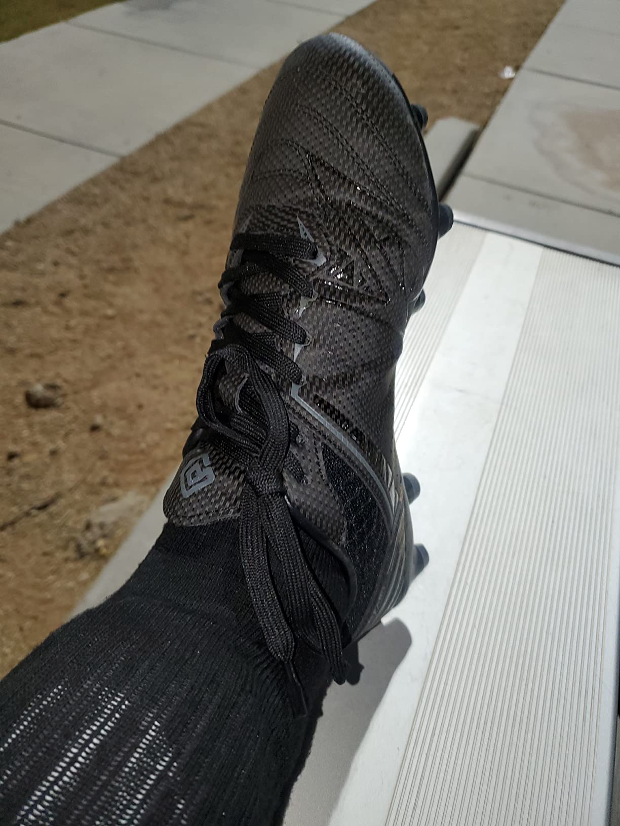 DREAM PAIRS Men's Soccer Cleats Lightweight Shoes | Soccer Cleats with Flexible Upper, Grip Studs and Cushioning for Comfortable Firm Ground Performance customer photo 2