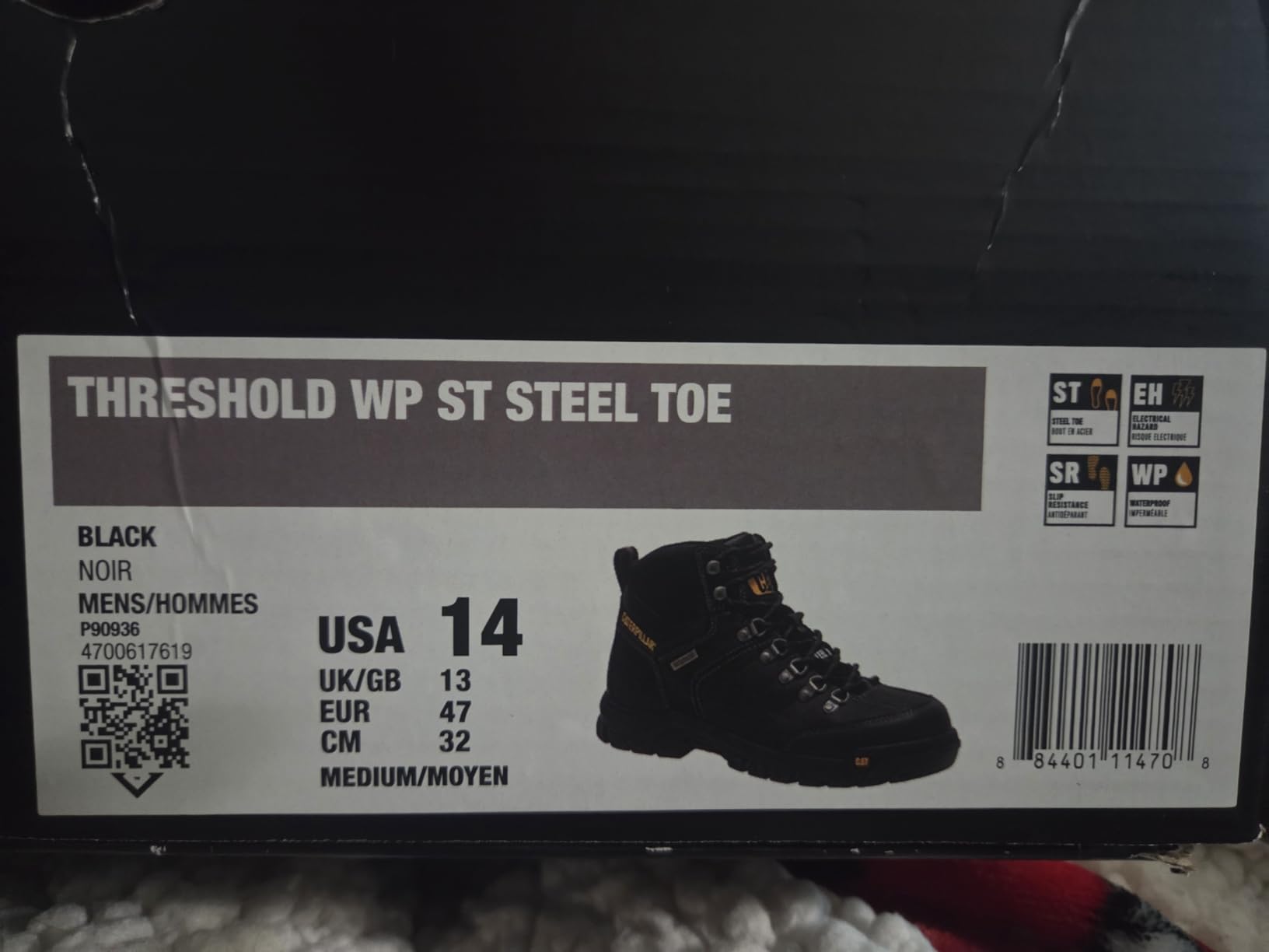 CAT Men's Threshold Waterproof Steel Toe Work Boot customer photo 1