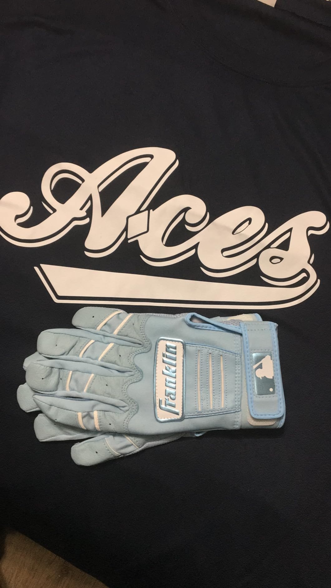 Franklin Sports MLB Baseball Batting Gloves - CFX Pro Youth and Adult - Baseball + Softball - Multiple Sizes + Colors customer photo 1