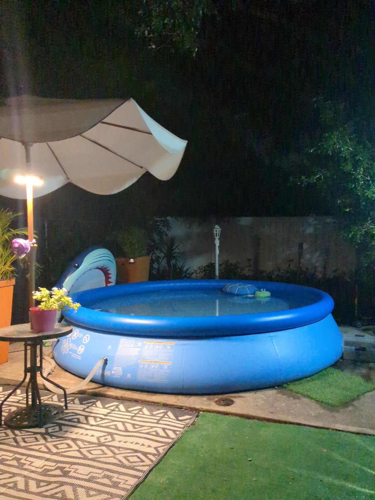 INTEX Easy Set 15 ft x 48in Inflatable Ring Above Ground Pool Set w/Pump | 26167EH - 1000 GPH Cartridge Filter Pump, Ladder, Pool Cover & Ground Cloth Included customer photo 1