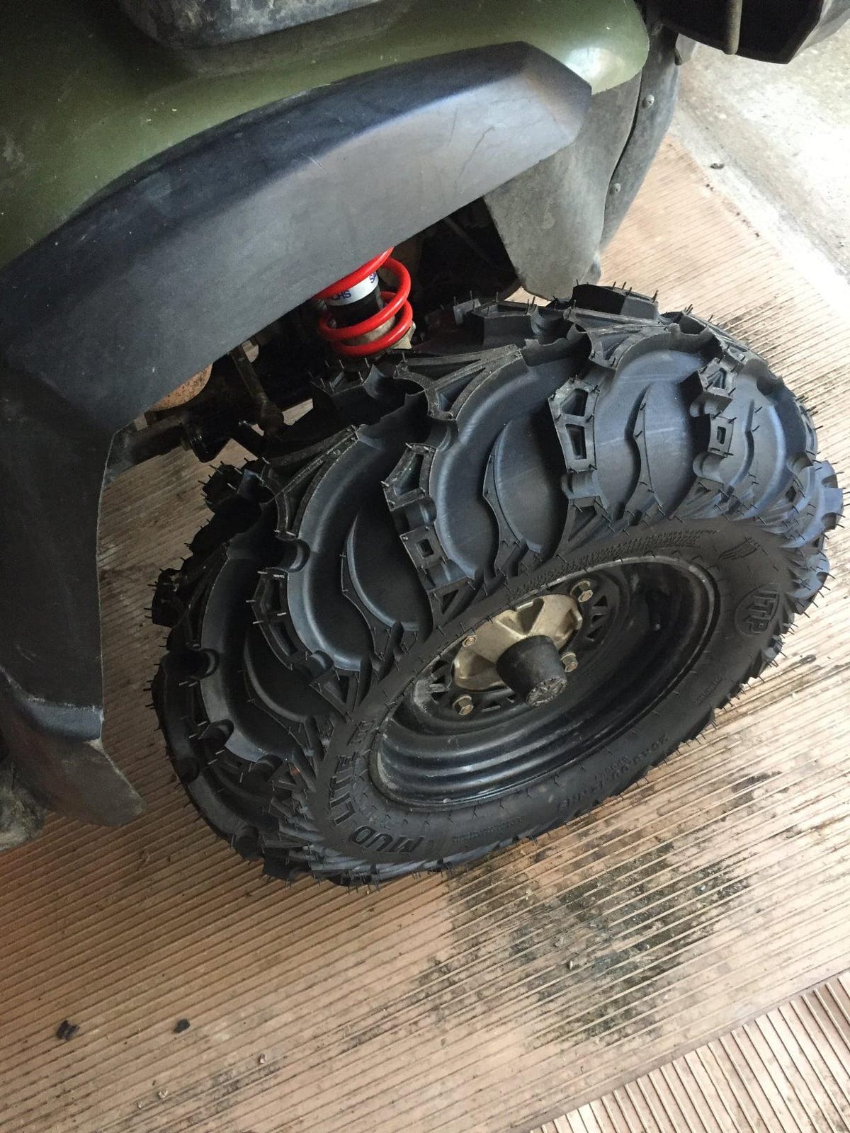 Full set of ITP Mud Lite II (6ply) 25x8-12 and 25x10-12 ATV Tires (4) customer photo 1