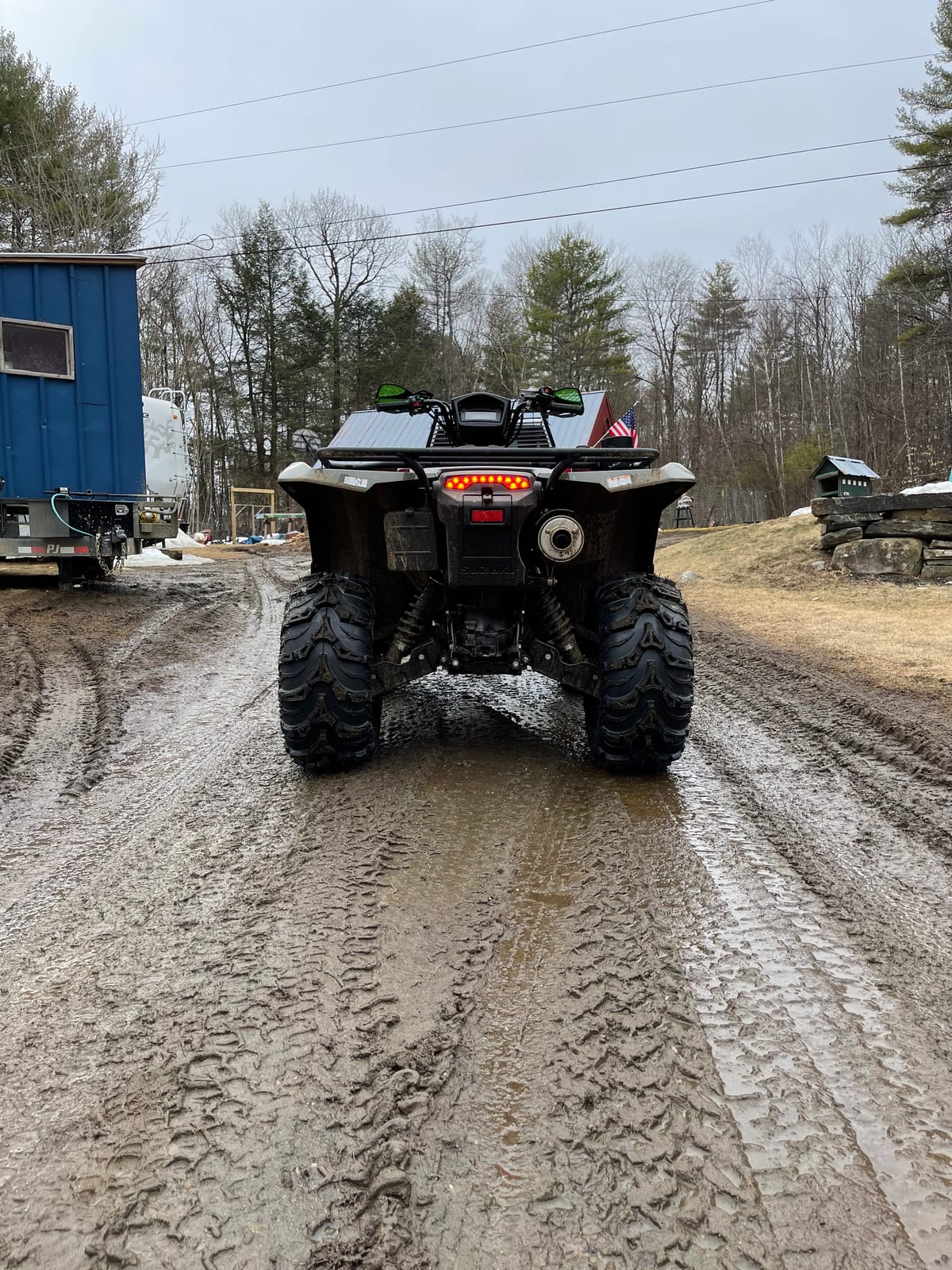 Full set of ITP Mud Lite II (6ply) 25x8-12 and 25x10-12 ATV Tires (4) customer photo 2