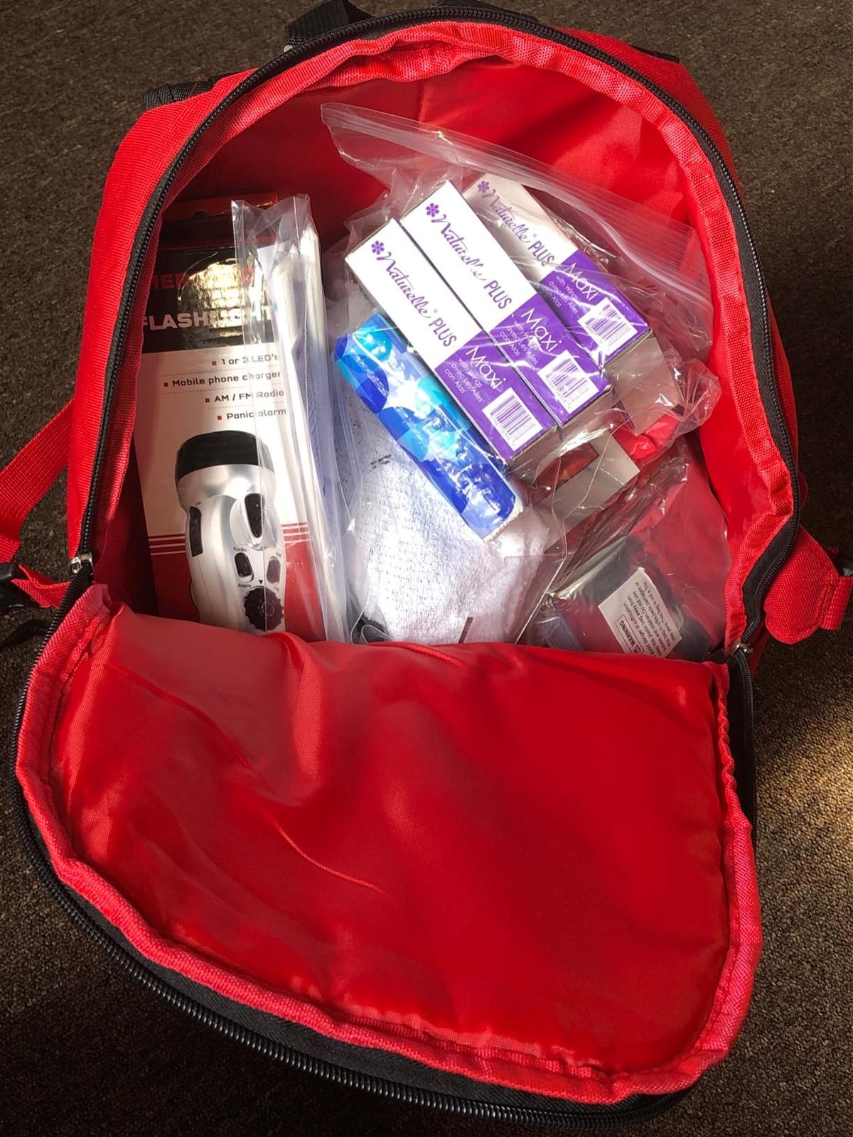 Complete Earthquake Bag - 3 Day Emergency kit for Earthquakes, Hurricanes, Wildfires, Floods + Other disasters customer photo 1