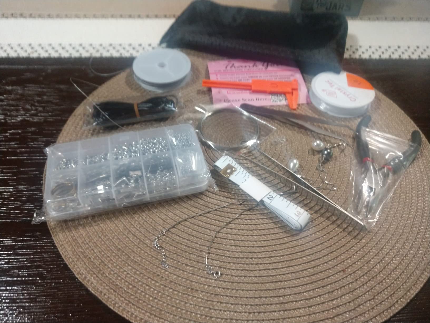 PAXCOO Jewelry Making Supplies Kit - Jewelry Repair Tool with Accessories, Pliers, Findings, and Beading Wires for Adults and Beginners customer photo 1