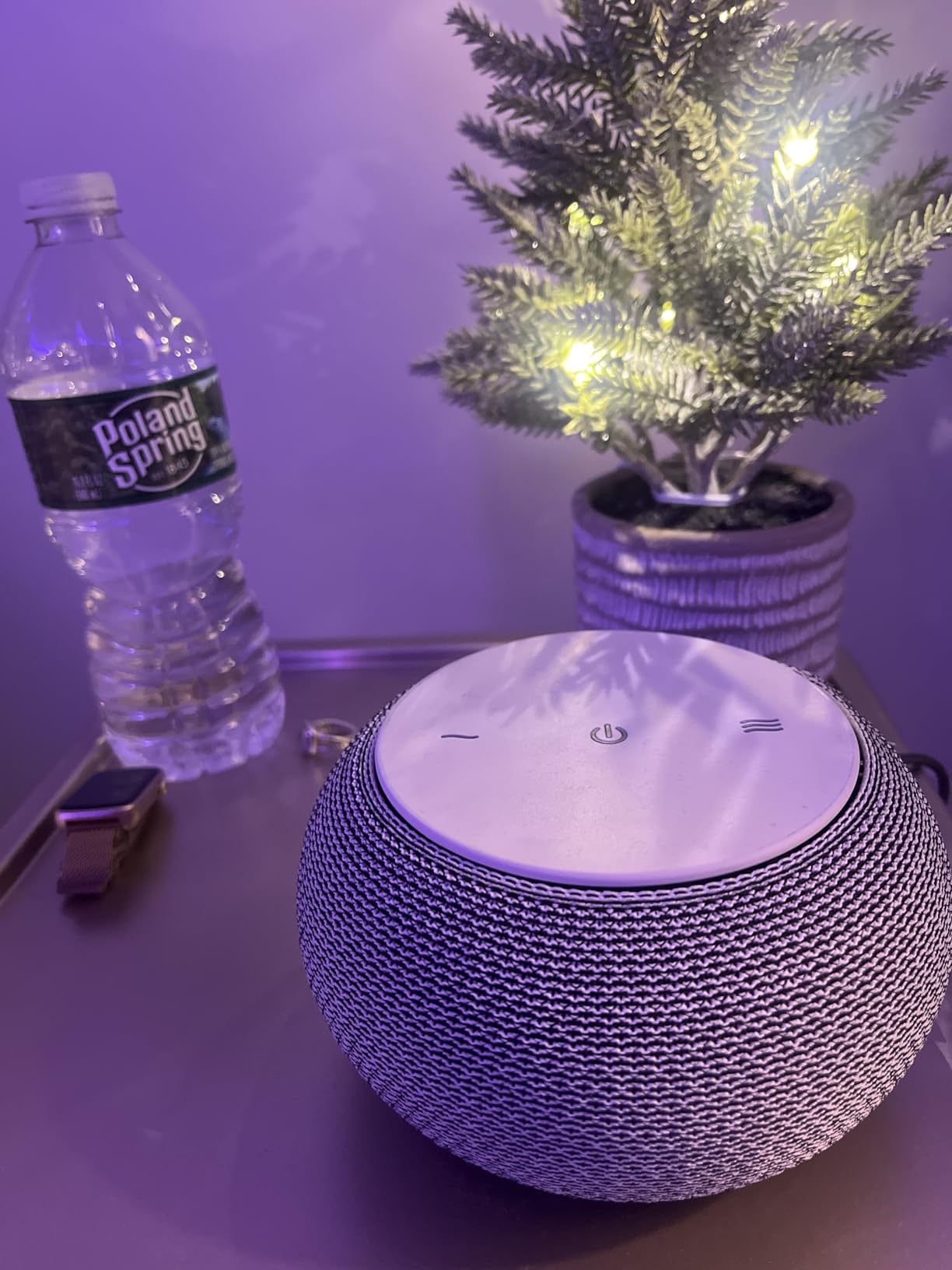SNOOZ Smart White Noise Machine - Real Fan Inside for Non-Looping Sound customer photo 2