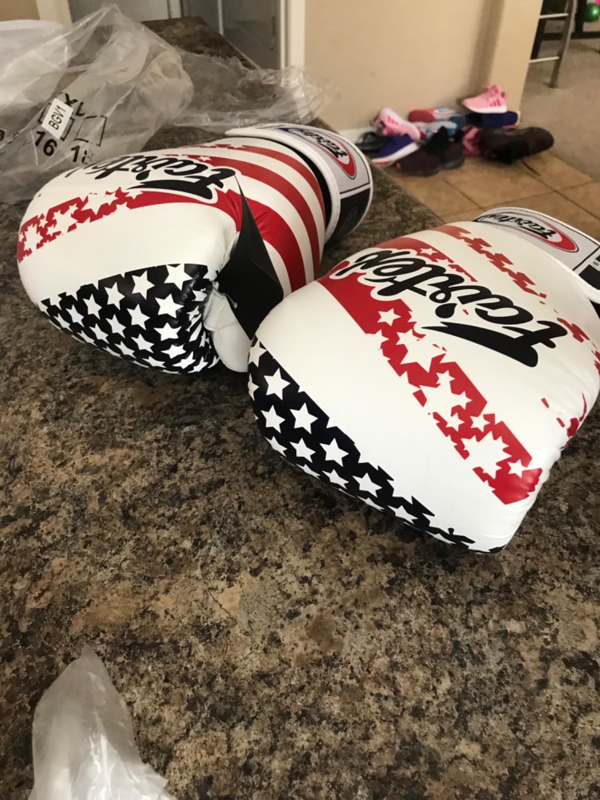Fairtex BGV1 Muay Thai Boxing Training Sparring Gloves for Men, Women, Kids | Premium Quality, Light Weight & Shock Absorbent Boxing Gloves | Handcrafted in Thailand with premium cowhide leather customer photo 2