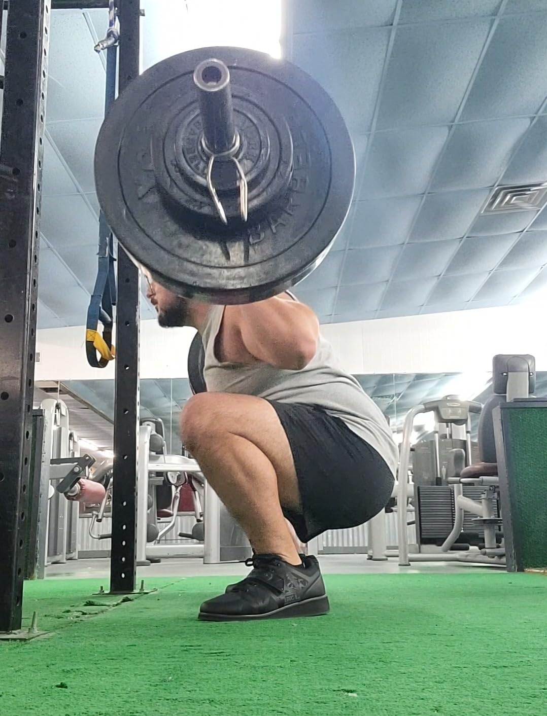 MEGIN Deadlift Shoes - Elevated Heel Gym Footwear for Powerlifting, Weightlifting & Strength Training - Non-Slip Sole Lifting Shoes for Men customer photo 2