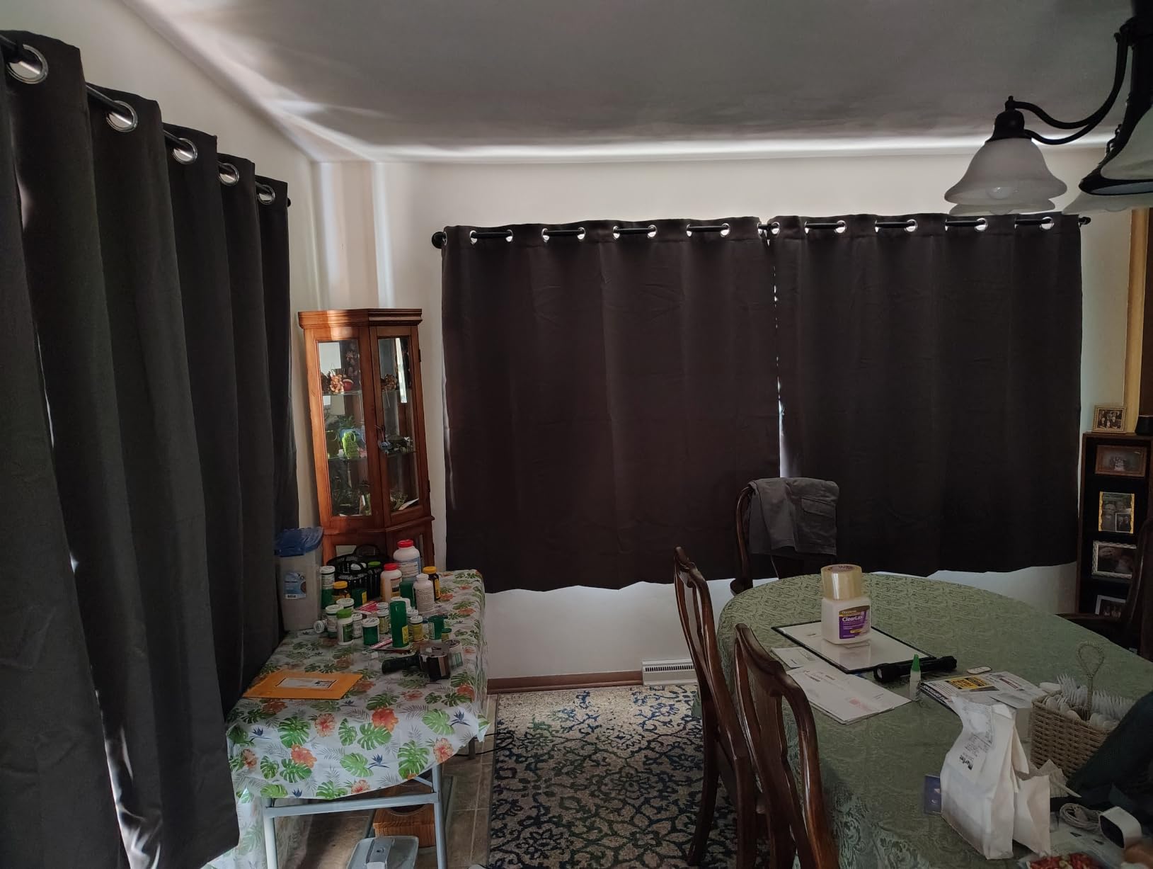 NICETOWN 100% Blackout Window Curtain Panels, Cold and Full Light Blocking Drapes with Black Liner for Nursery, 84 inches Drop Thermal Insulated Draperies (White, 2 Pieces, 52 Wide Each Panel) customer photo 1