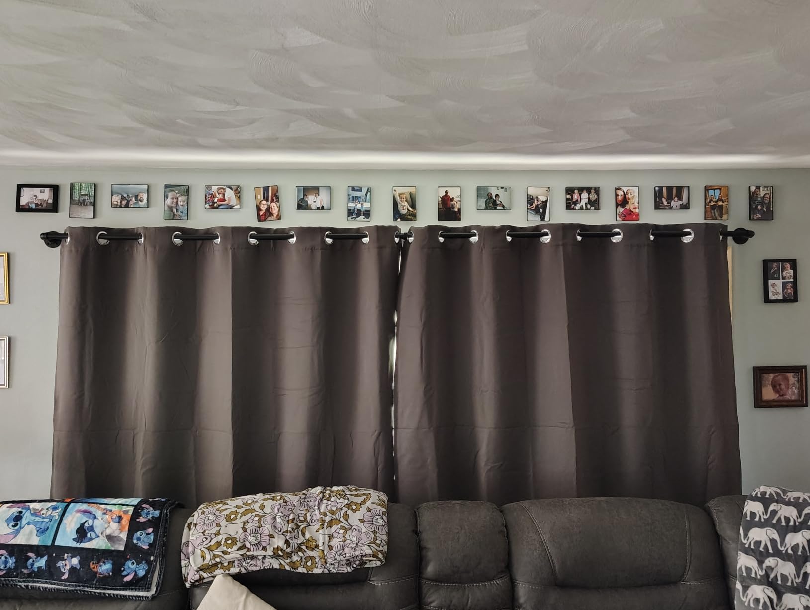NICETOWN 100% Blackout Window Curtain Panels, Cold and Full Light Blocking Drapes with Black Liner for Nursery, 84 inches Drop Thermal Insulated Draperies (White, 2 Pieces, 52 Wide Each Panel) customer photo 2