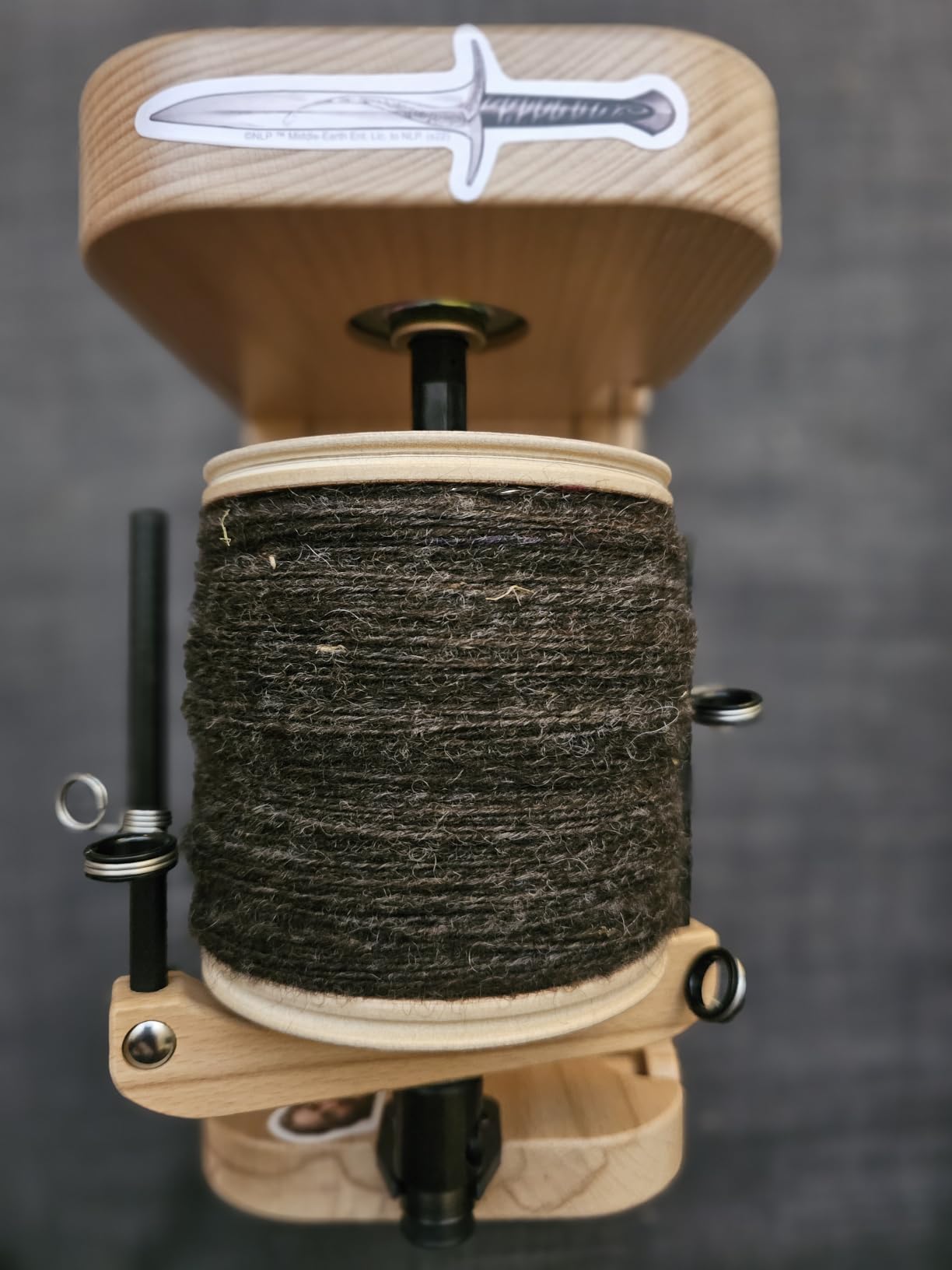 Ashford E-Spinner 3 - Electric Yarn Spinner Lacquered customer photo 1