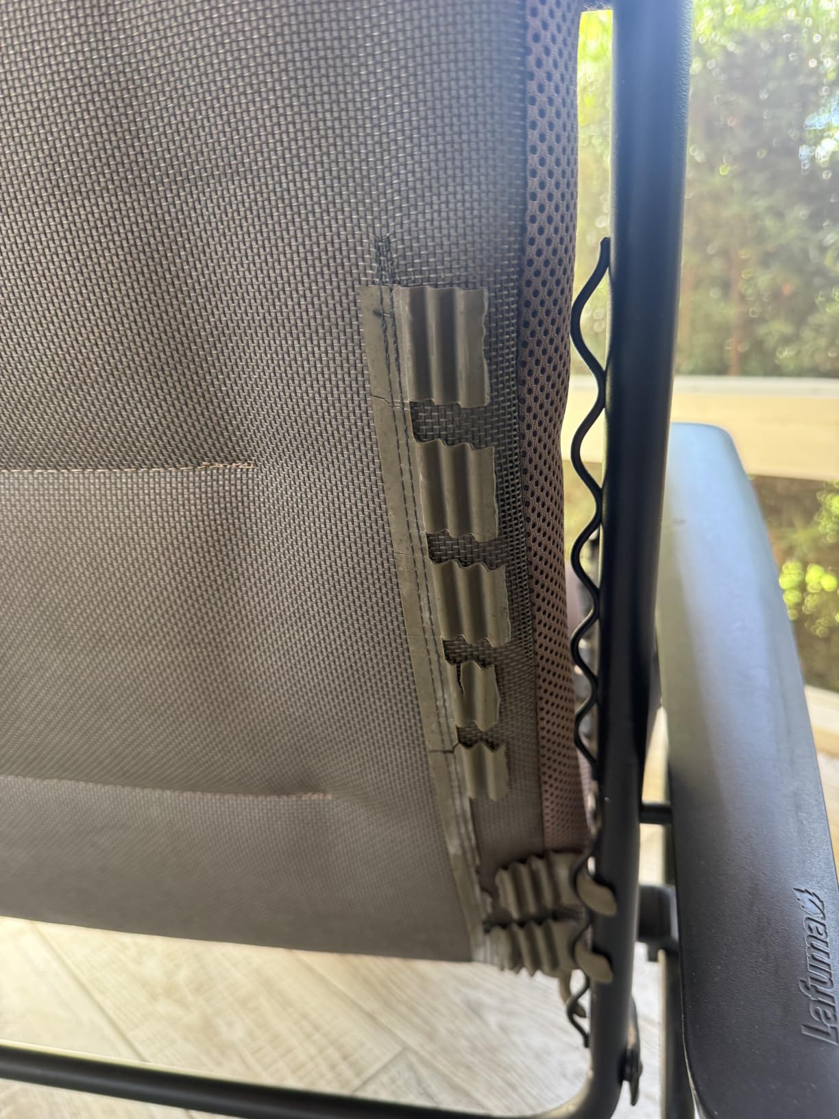 Lafuma Futura Zero Gravity Indoor Outdoor Recliner Chair, Air Comfort, Taupe customer photo 1