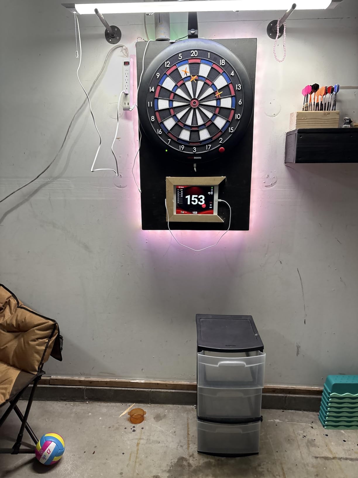 GRANBOARD3s Bluetooth Electronic Dartboard - Green customer photo 2