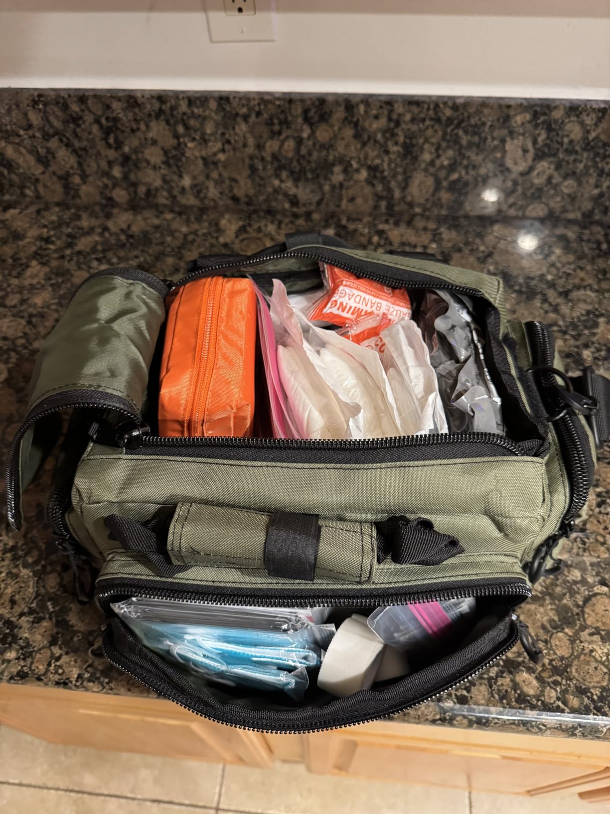 Exos Tactical Range Bag - Medium Size Range Bag for Shooting - Gun Case for Handguns, Ammo Storage, Tactical Backpack, Molle Webbing, Free Subdued USA Patch customer photo 1