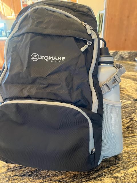 ZOMAKE Lightweight Packable Backpack 30L, Foldable Hiking Backpacks Water Resistant Compact Folding Daypack for Travel (Dark Green) customer photo 1