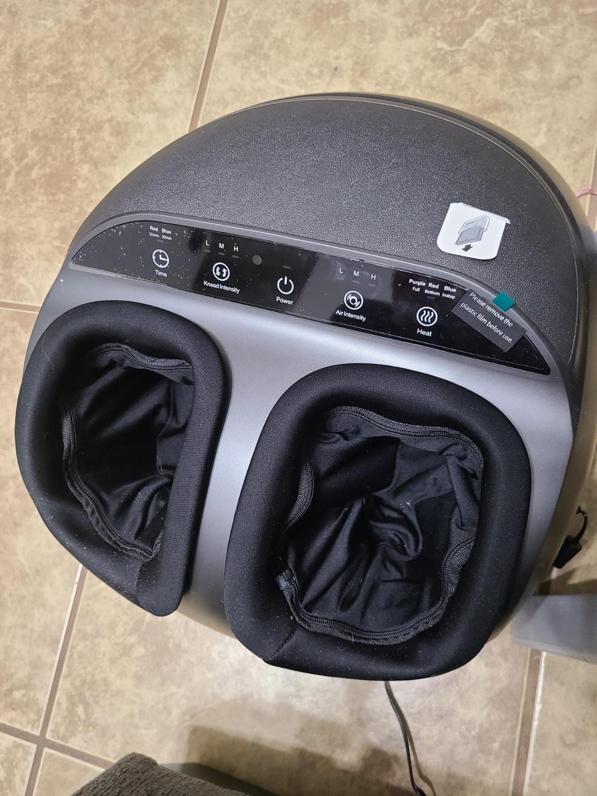 RENPHO Full Foot Massager with Heat, Deep Shiatsu for Plantar Fasciitis | FSA Eligible HSA, 3 Compression & Kneading Levels, Corded Electric, Auto Timer, Birthday Gifts for Women Men, Size up to 13