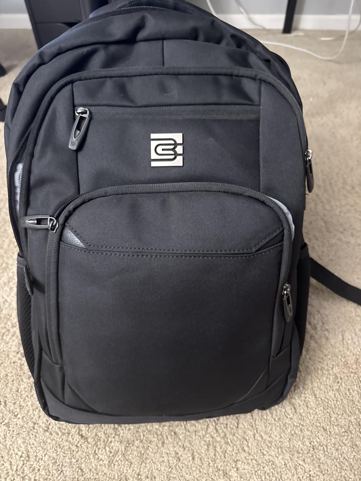 Volher Laptop Backpack, Business Travel Anti Theft Slim College Backpack | Water Resistant Durable Computer Bag Gift for Women & Men Fits 15.6 Inch Laptop and Notebook - Black customer photo 1