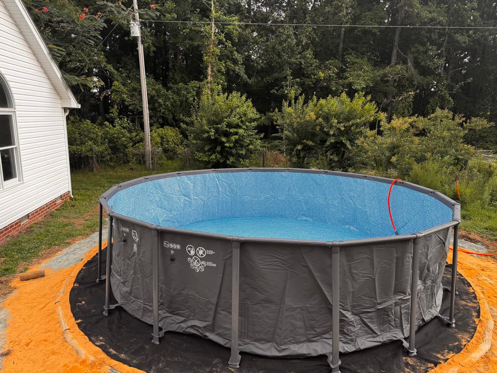 Intex 18ft X 52in Ultra XTR Round Swimming Pool Set with Sand Filter Pump | 26329EH - 2100 GPH Sand Filter Pump, Ladder, Pool Cover & Ground Cloth Included - Strong Galvanized Steel Frame customer photo 1