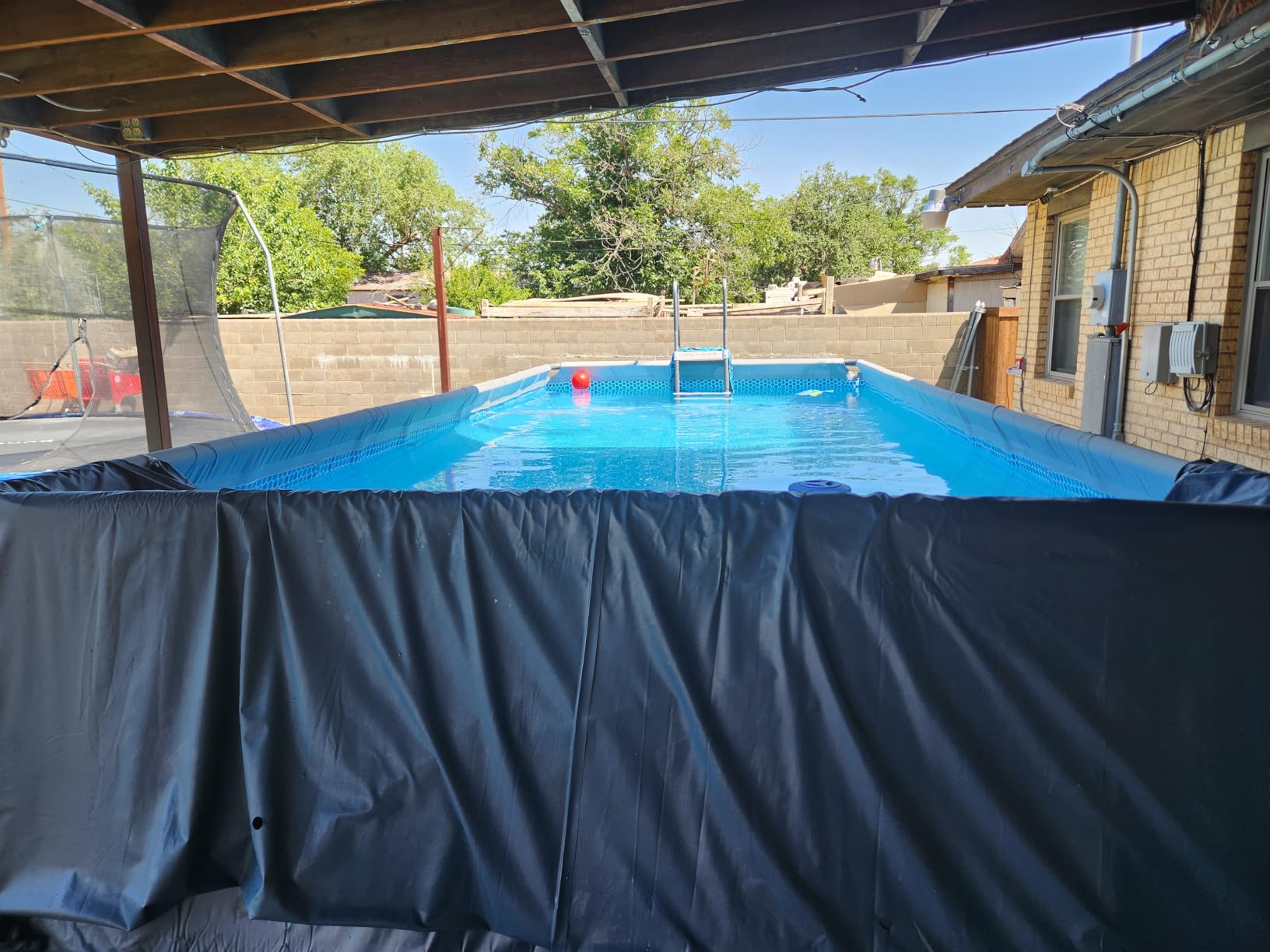 INTEX Ultra XTR 24ft x 12ft 52 in Above Ground Swimming Pool Set w/Pump | 26363EH - 2100 GPH Sand Filter Pump, Ladder, Pool Cover & Ground Cloth Included - Strong Galvanized Steel Frame customer photo 1