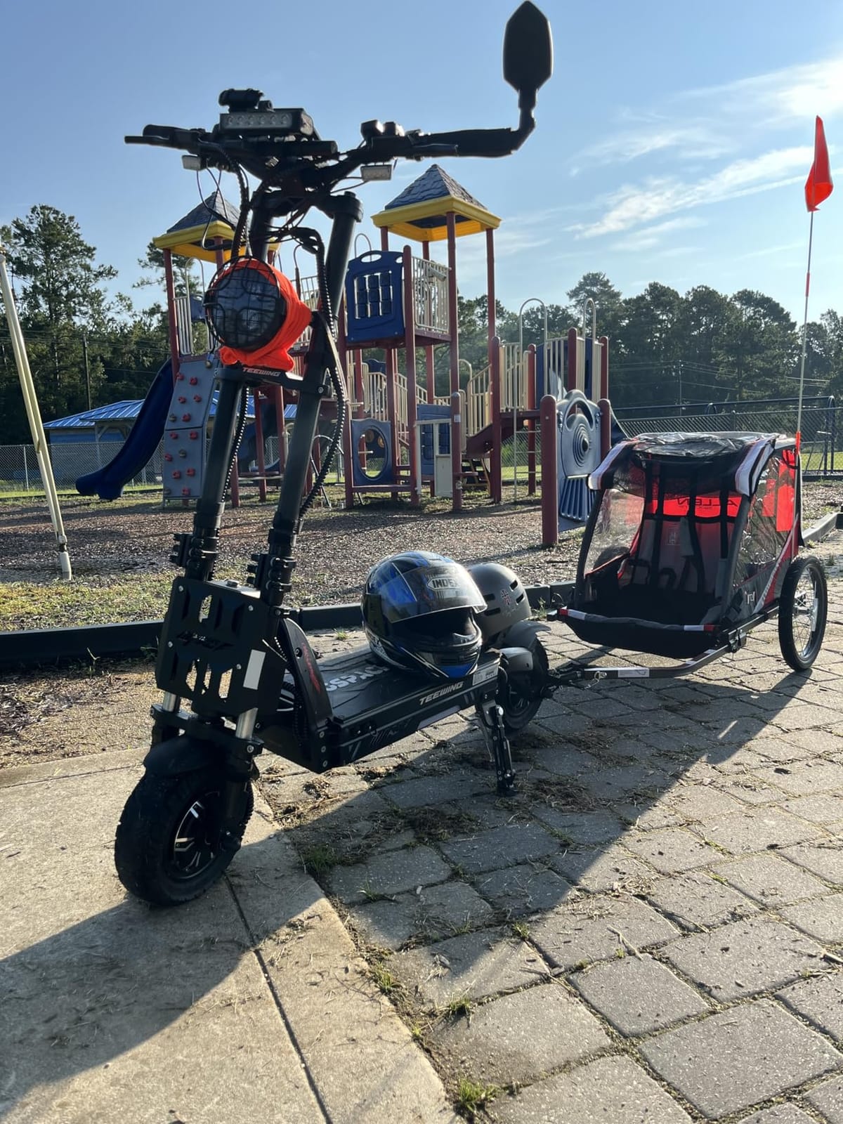 Allen Sports Deluxe Steel Child Trailer customer photo 2