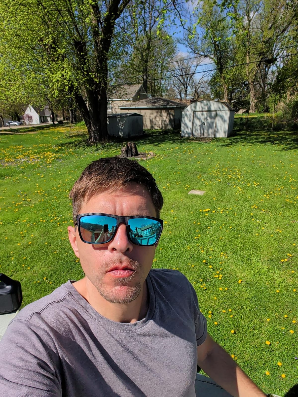 Polarized Sunglasses for Men Lightweight TR90 Frame UV400 Protection Square Sun Glasses customer photo 2