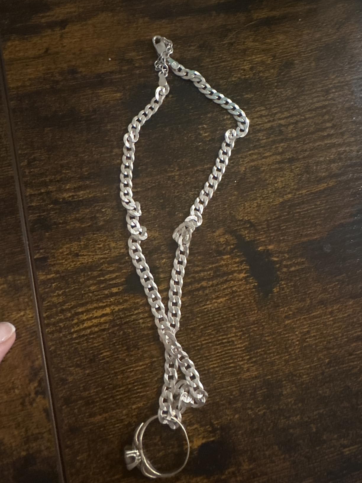 Italian 925 Sterling Silver 5mm Cuban Link Chain for Men Women customer photo 2