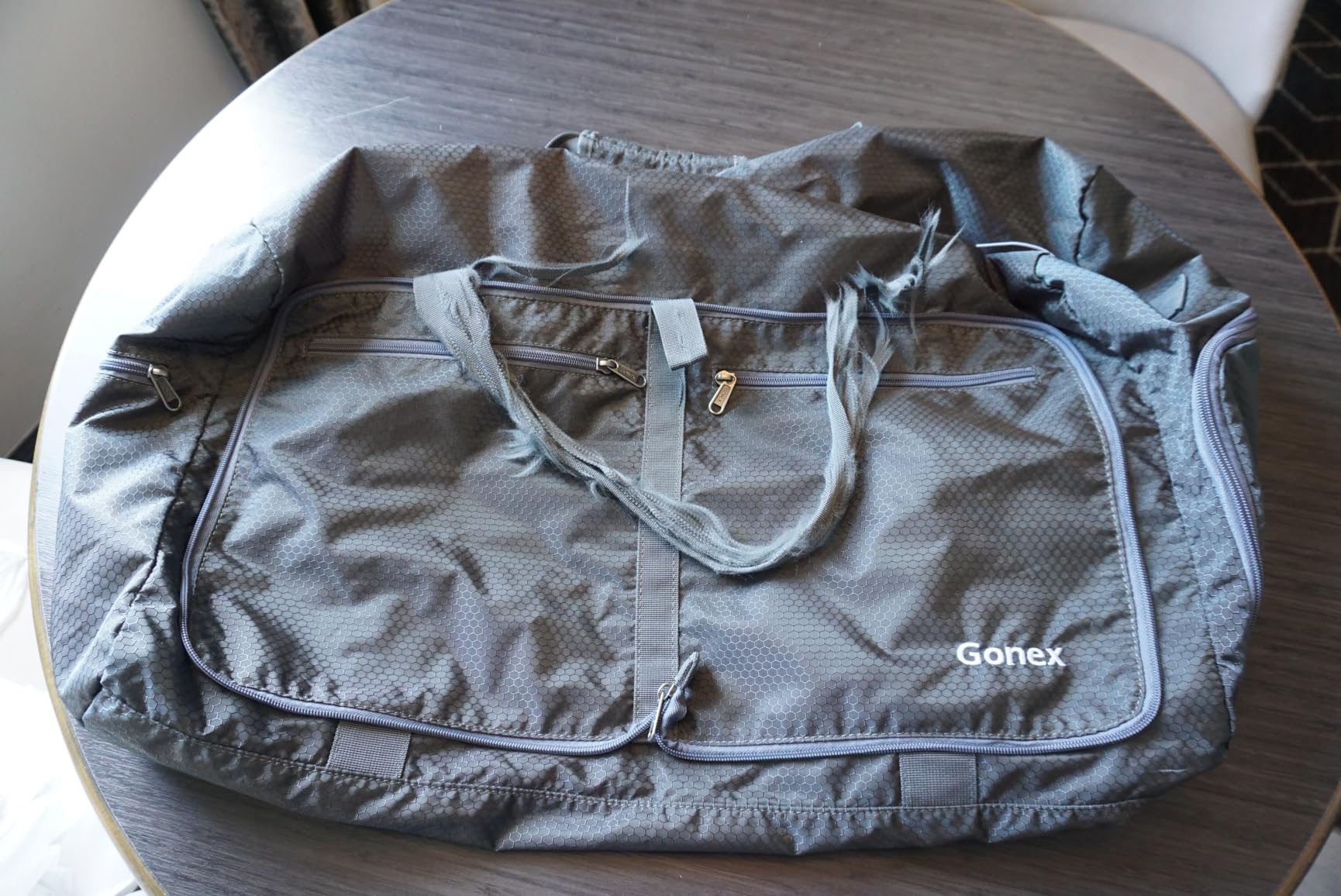 Gonex 150L Foldable Travel Duffle Bag with Shoe Compartment, Lightweight customer photo 1