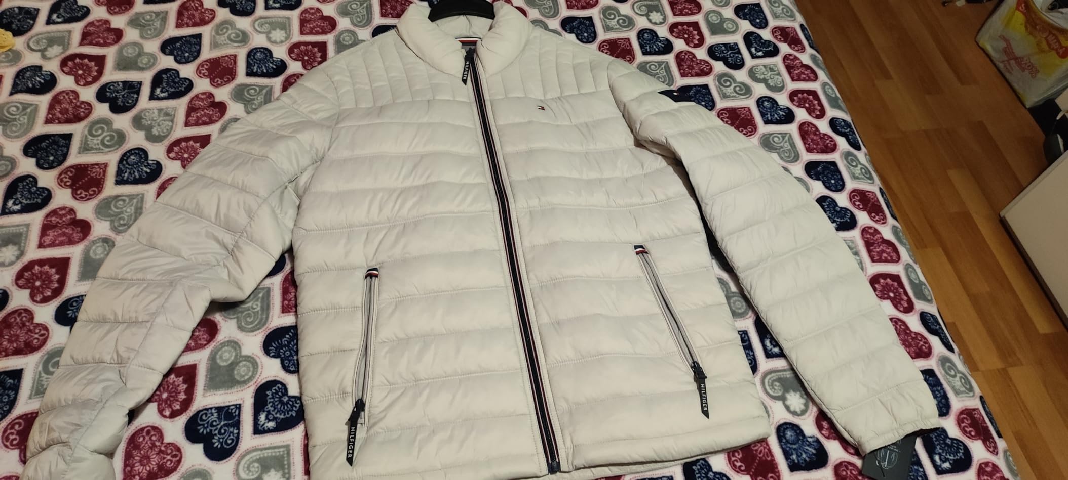 Tommy Hilfiger mens Embroidered Logo Puffer Jacket customer photo 2